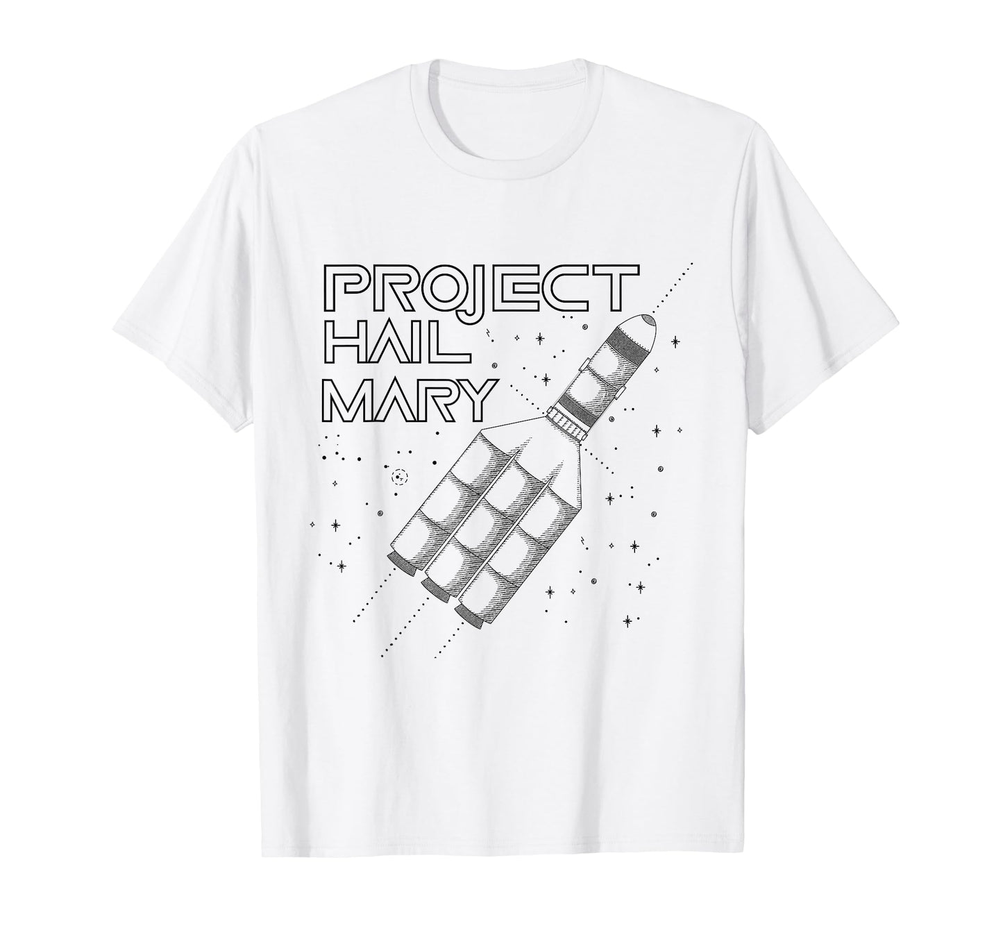 Project Hail Mary Space Rocket Ship T-Shirt