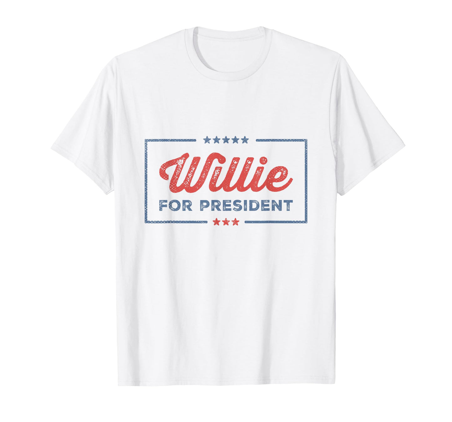 Willie For President Retro Merch Sarcastic Humor Willie Fan T-Shirt