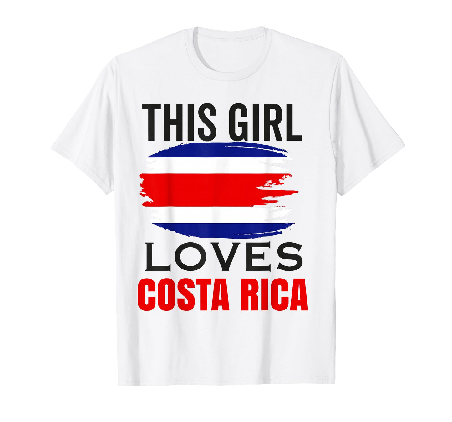 Costa Rica Flag Women Costa Rican Camiseta Mujer Souvenir T-Shirt