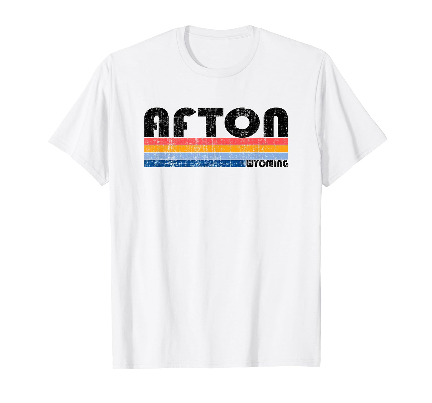 Vintage 70s 80s Style Afton, WY T-Shirt