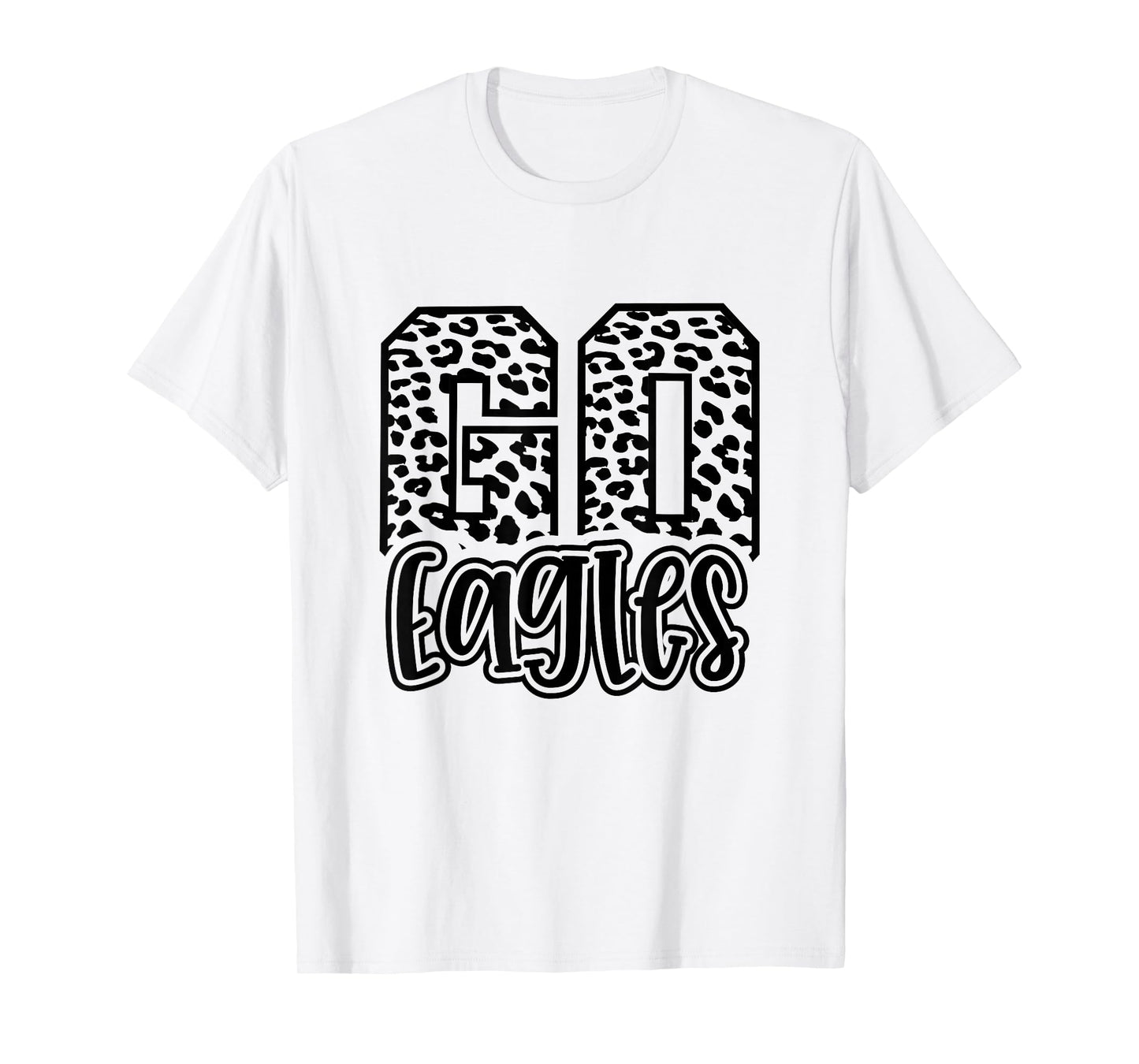 Eagles Mascot GO Team Spirit Game Day School Cute Trendy T-Shirt