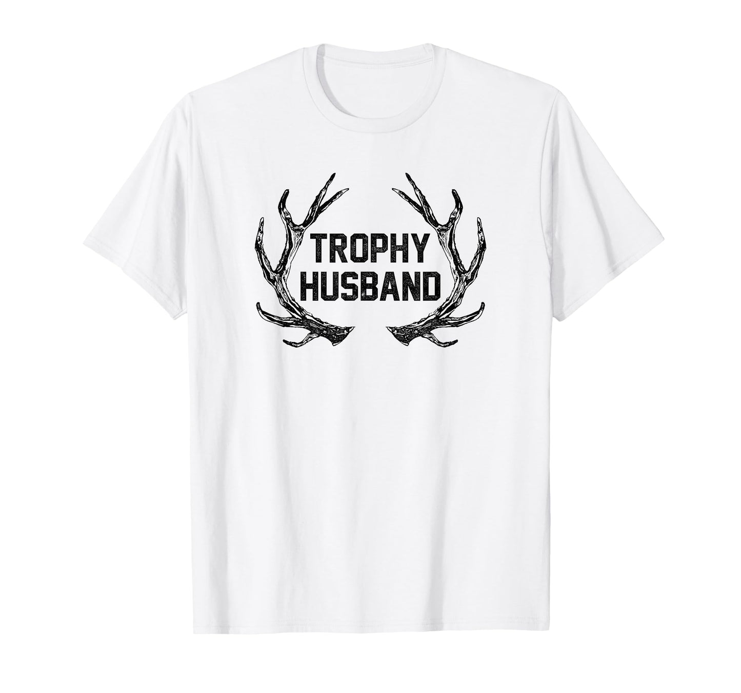 Trendy Trophy Husband Antler Logo T-Shirt