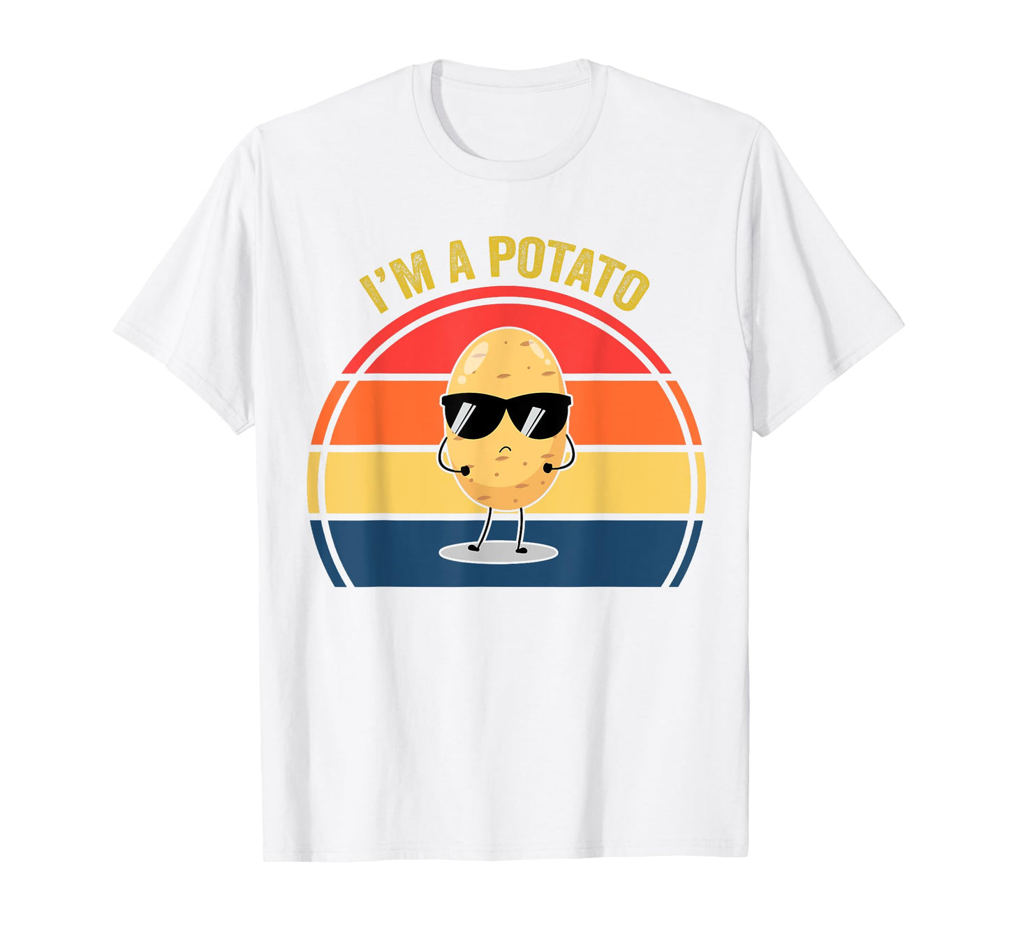 Men I'm A Potato Cute Graphic Toddler Boy Girl Kids Women T-Shirt