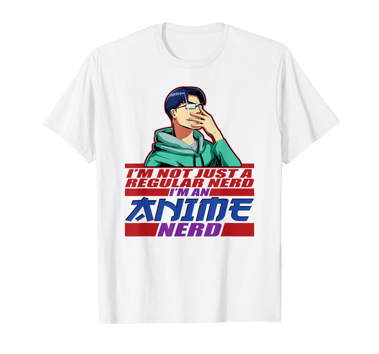 Anime, Men Boys, I'm An Anime Nerd, Manga, Kawaii Funny T-Shirt