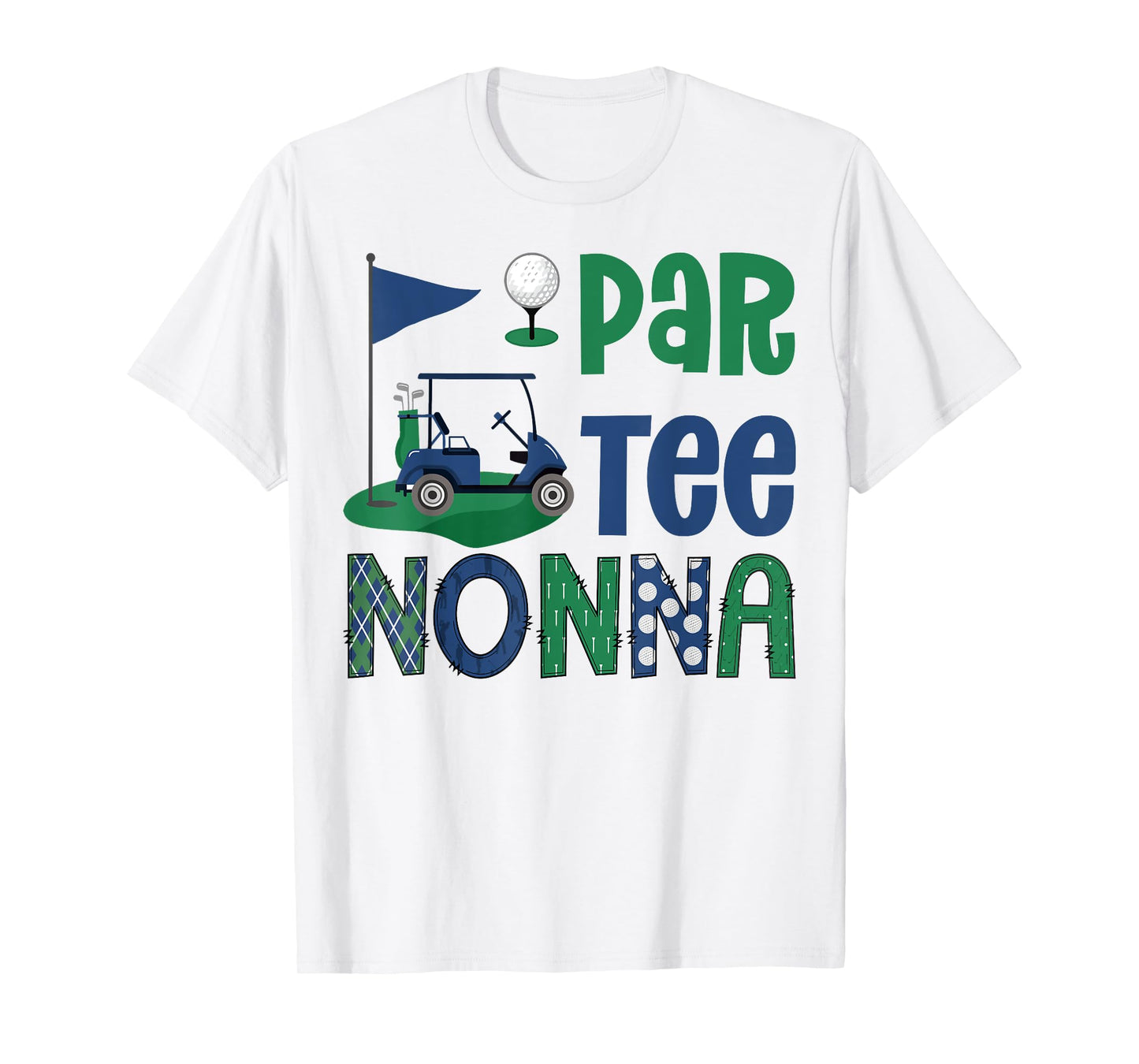 Par-Tee Nonna Golf Lover Birthday Party Family Matching T-Shirt