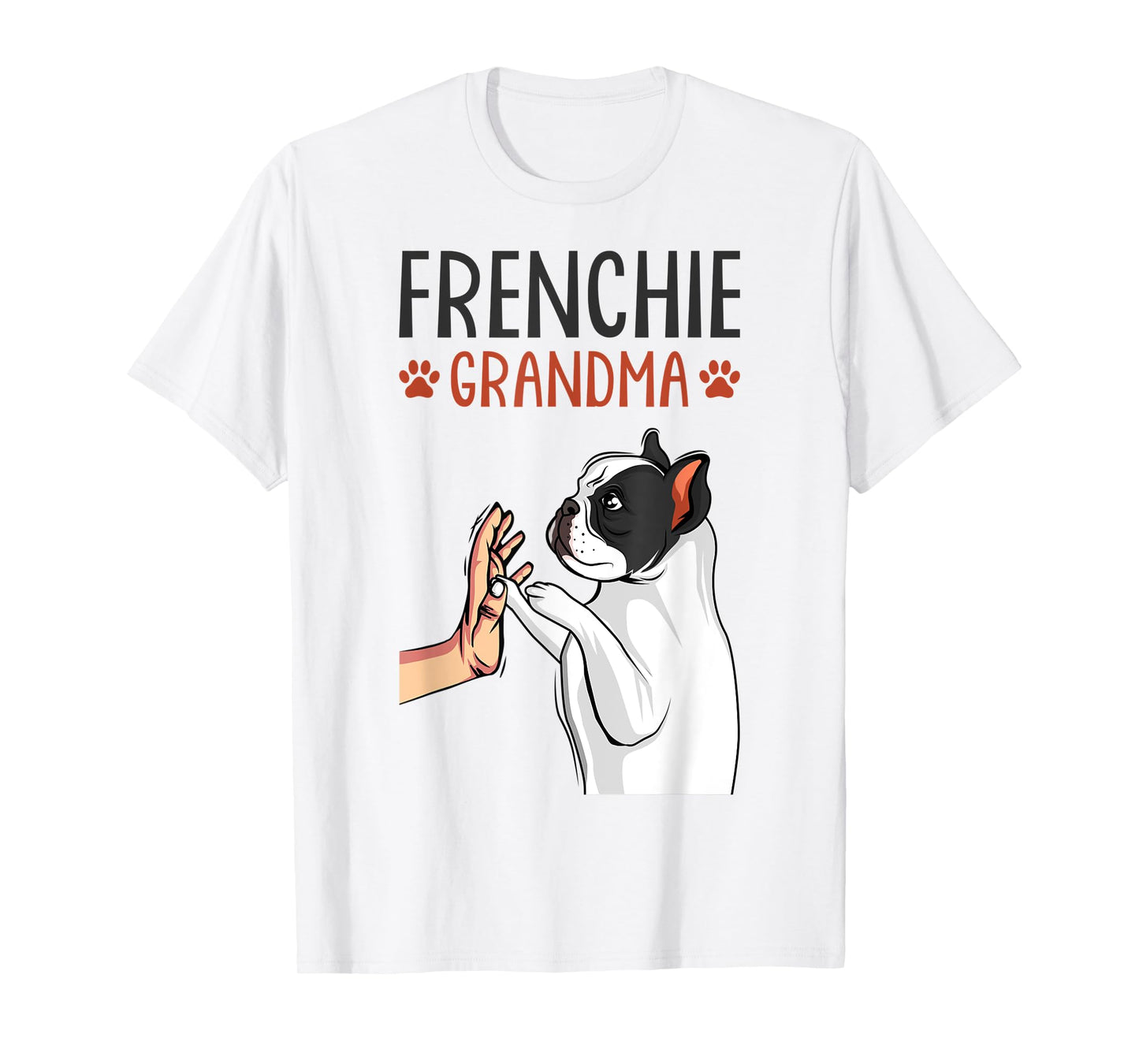French Bulldog Grandma Frenchie Dog Womens T-Shirt
