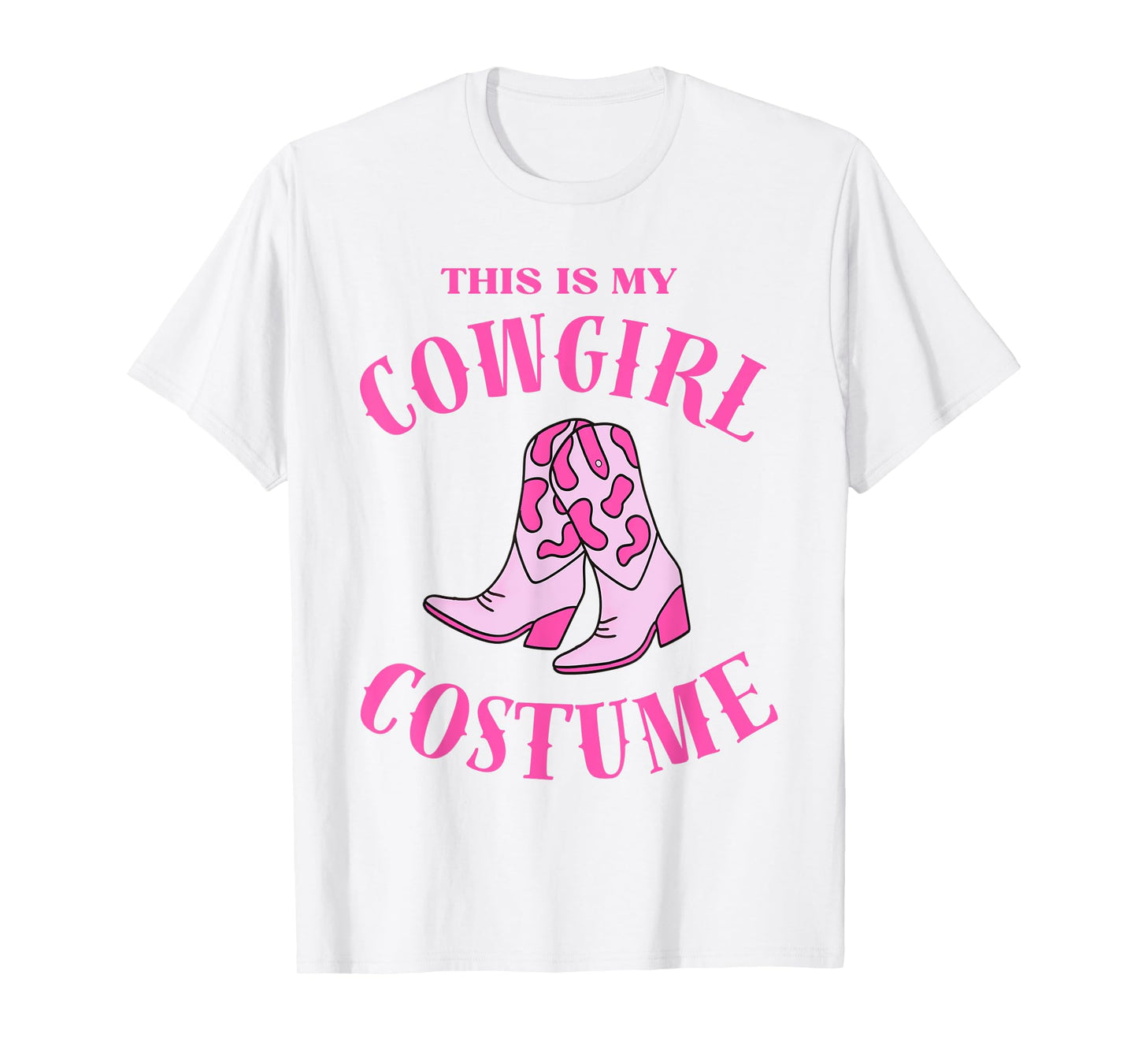 This Is My Cowgirl Costume Women Western Cowboy Rodeo tee T-Shirt