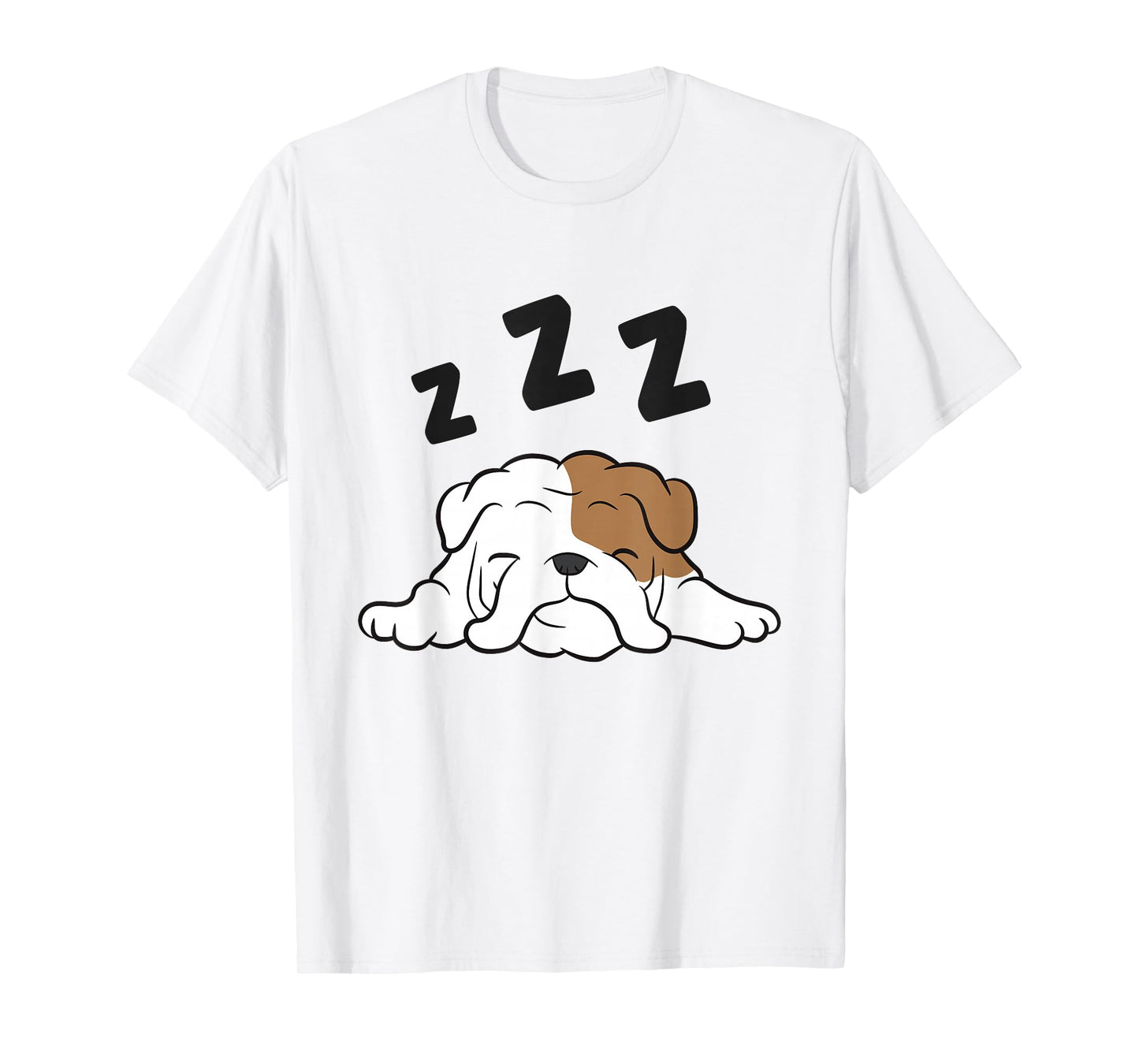English Bulldog Tired Pajama Cute English Bulldog T-Shirt