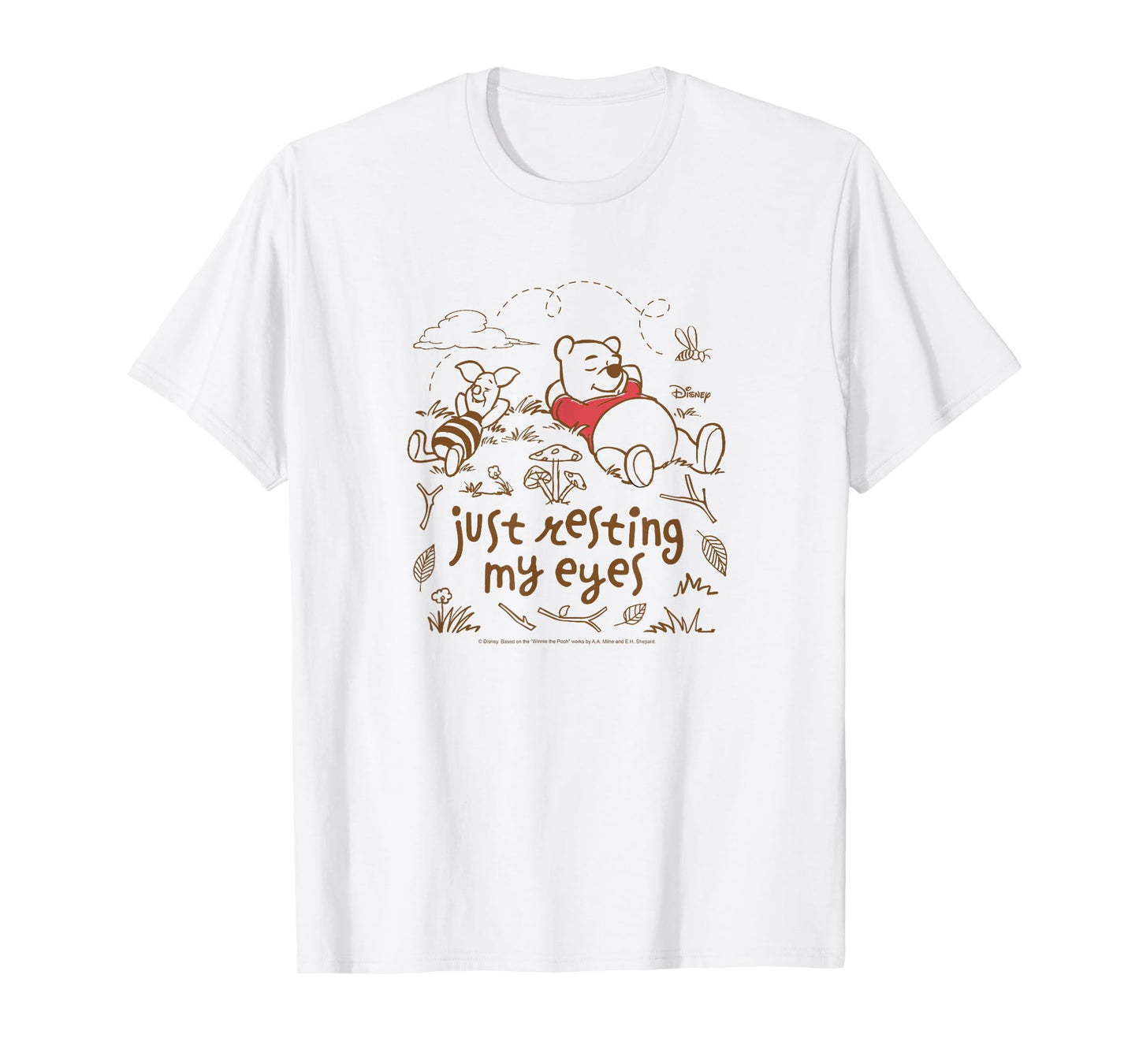 Winnie The Pooh - Just Resting My Eyes T-Shirt