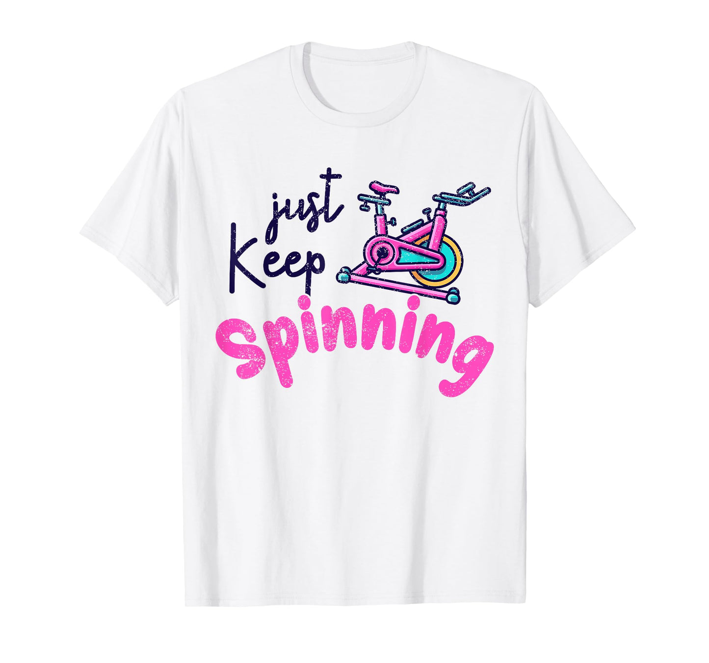 Spinning Class Indoor Rhythmic Cycling Spin Bike Workout T-Shirt