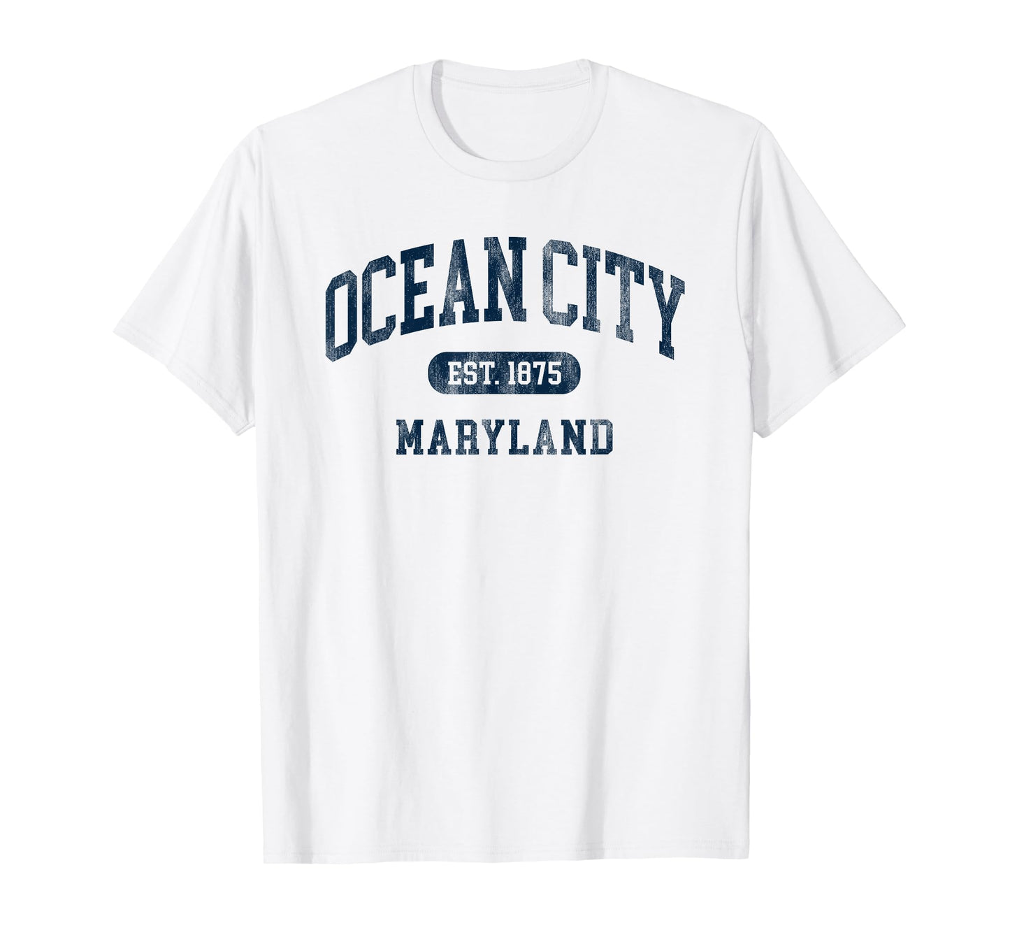 Ocean City Maryland Retro Preppy Throwback Souvenir T-Shirt
