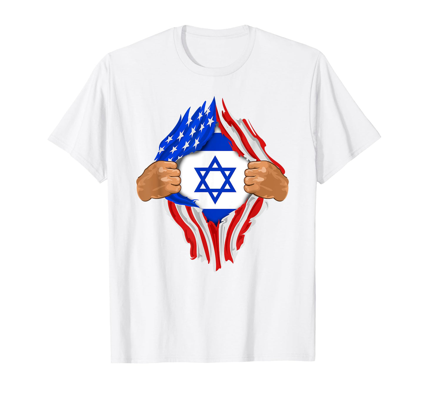 Israeli Blood Inside Me T-Shirt | Israel Flag Gift T-Shirt