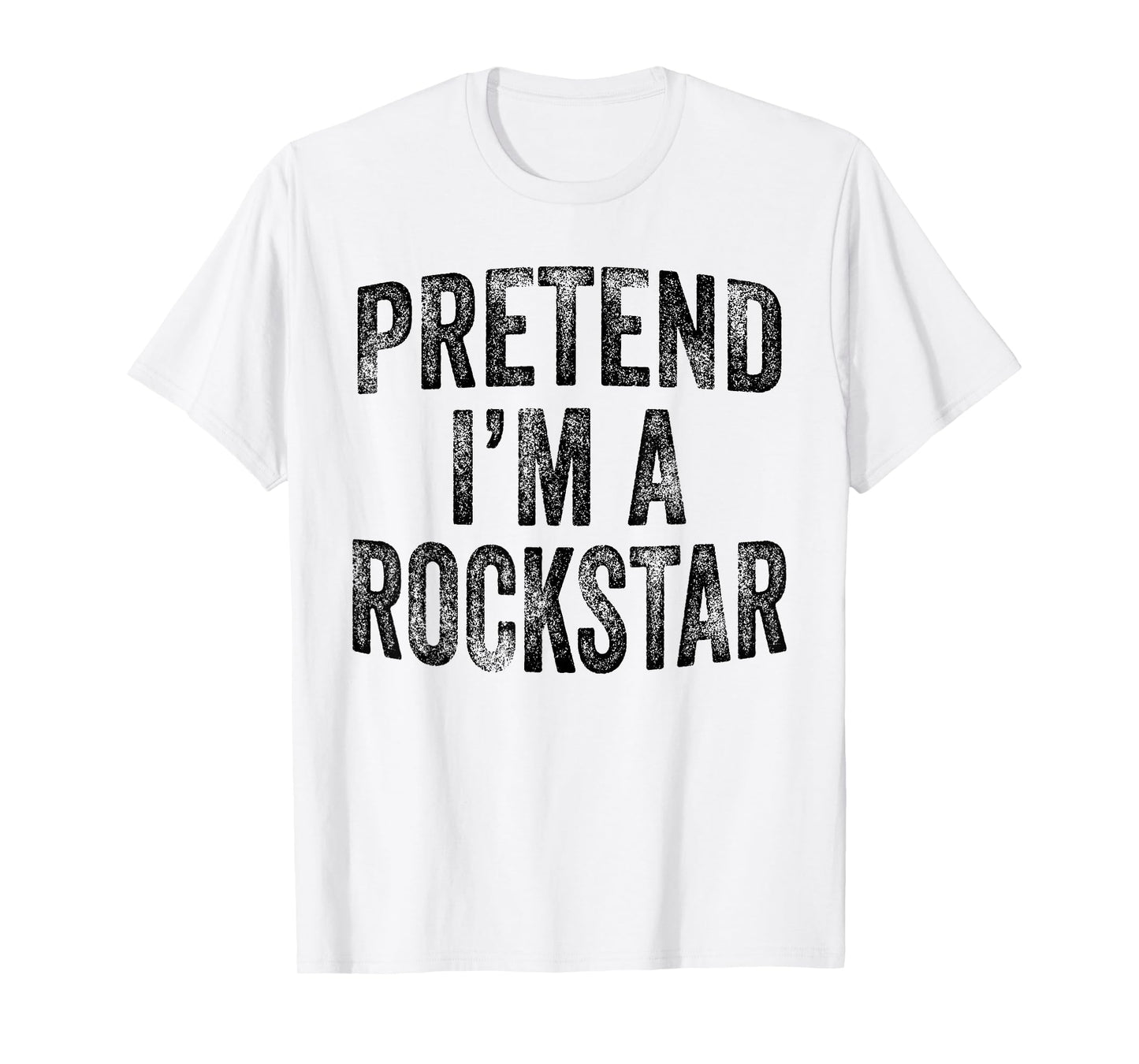Pretend I'm A Rockstar Family Halloween Rock Star Costume T-Shirt