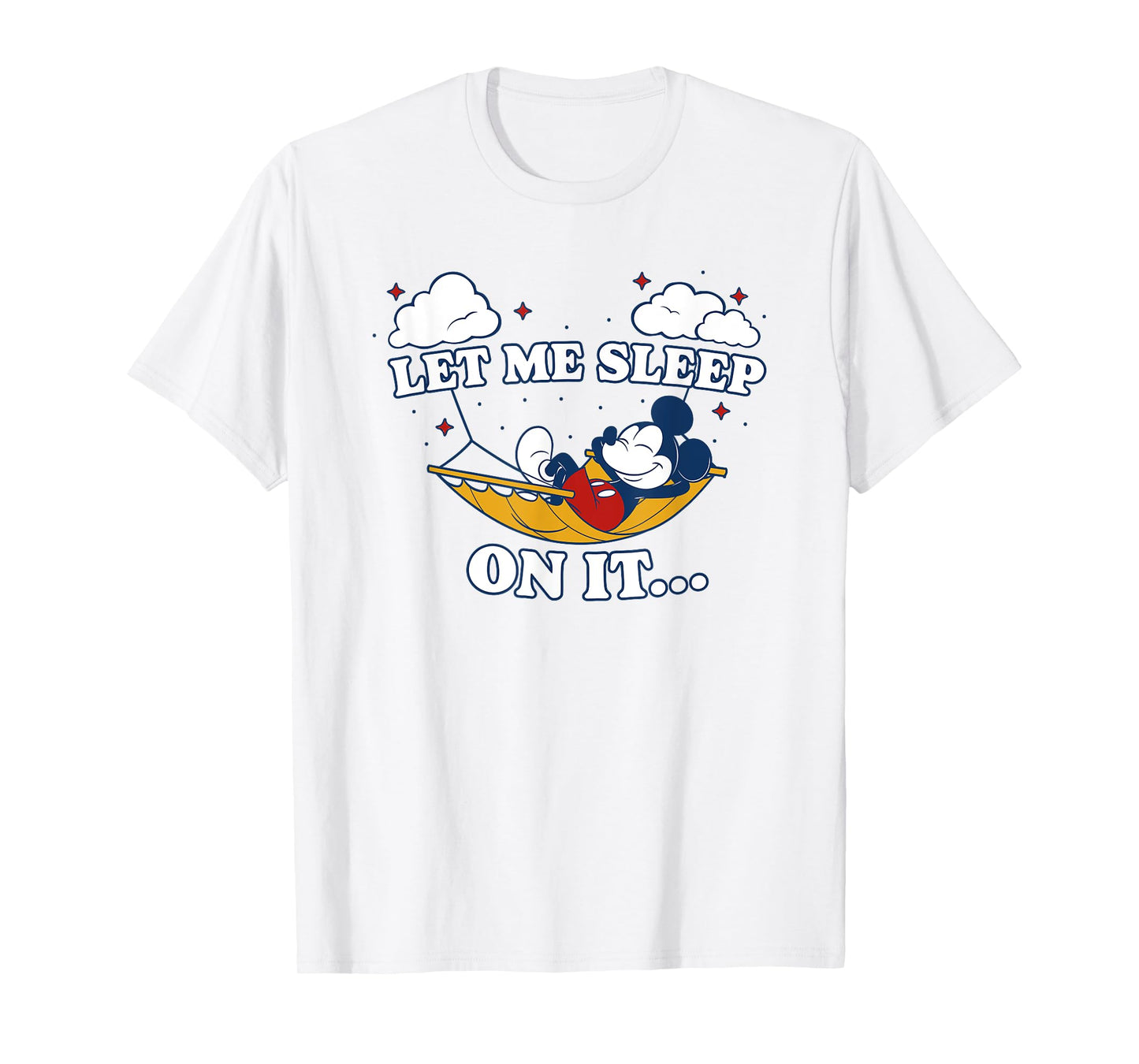 Disney Mickey And Friends Let Me Sleep On It Relaxing Mickey T-Shirt
