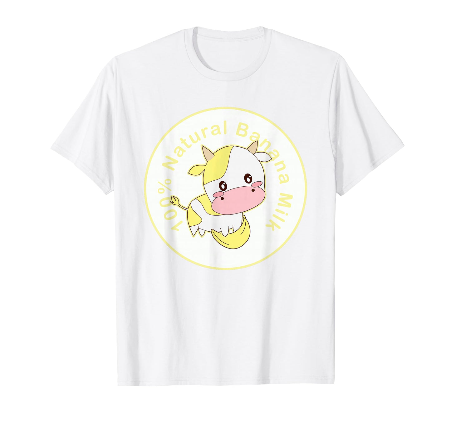 Kawaii cute Yellow cow, Kawaii Banana Milk Girl T-Shirt