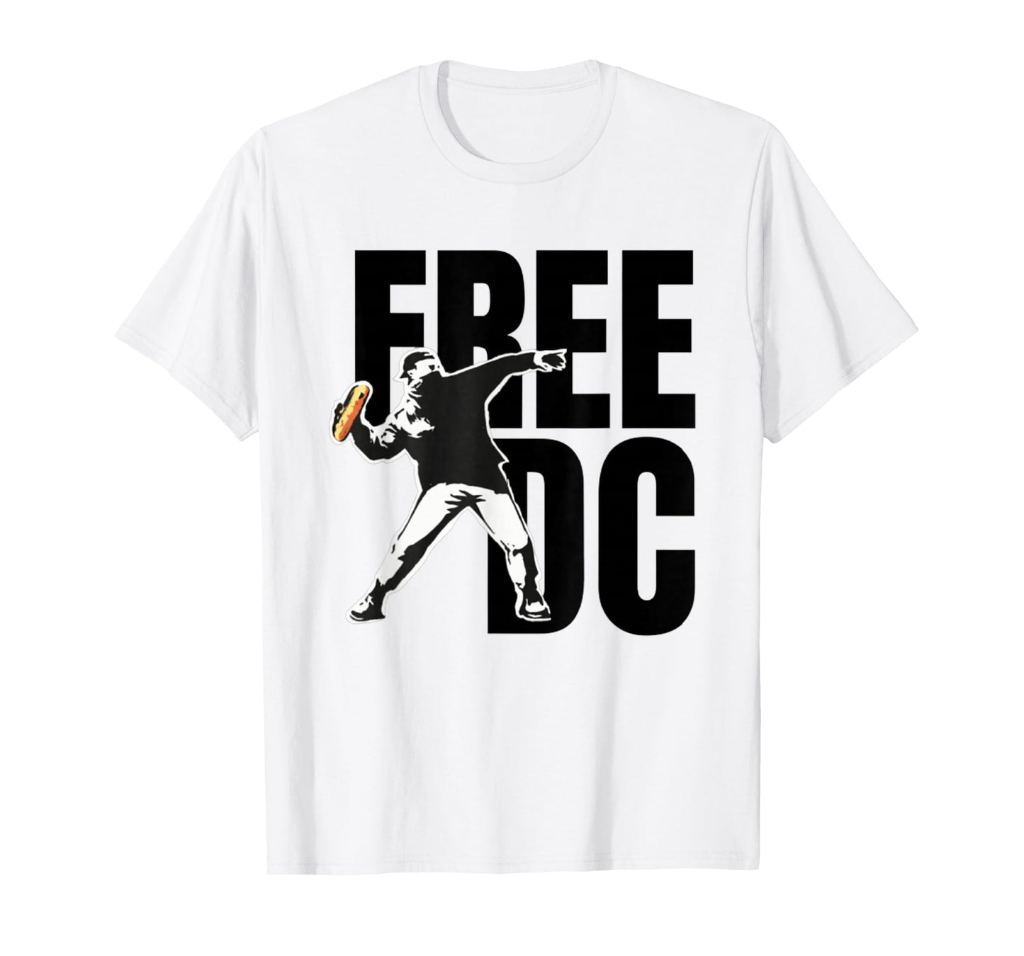 Free DC Funny Street Art Print for USA Lovers T-Shirt