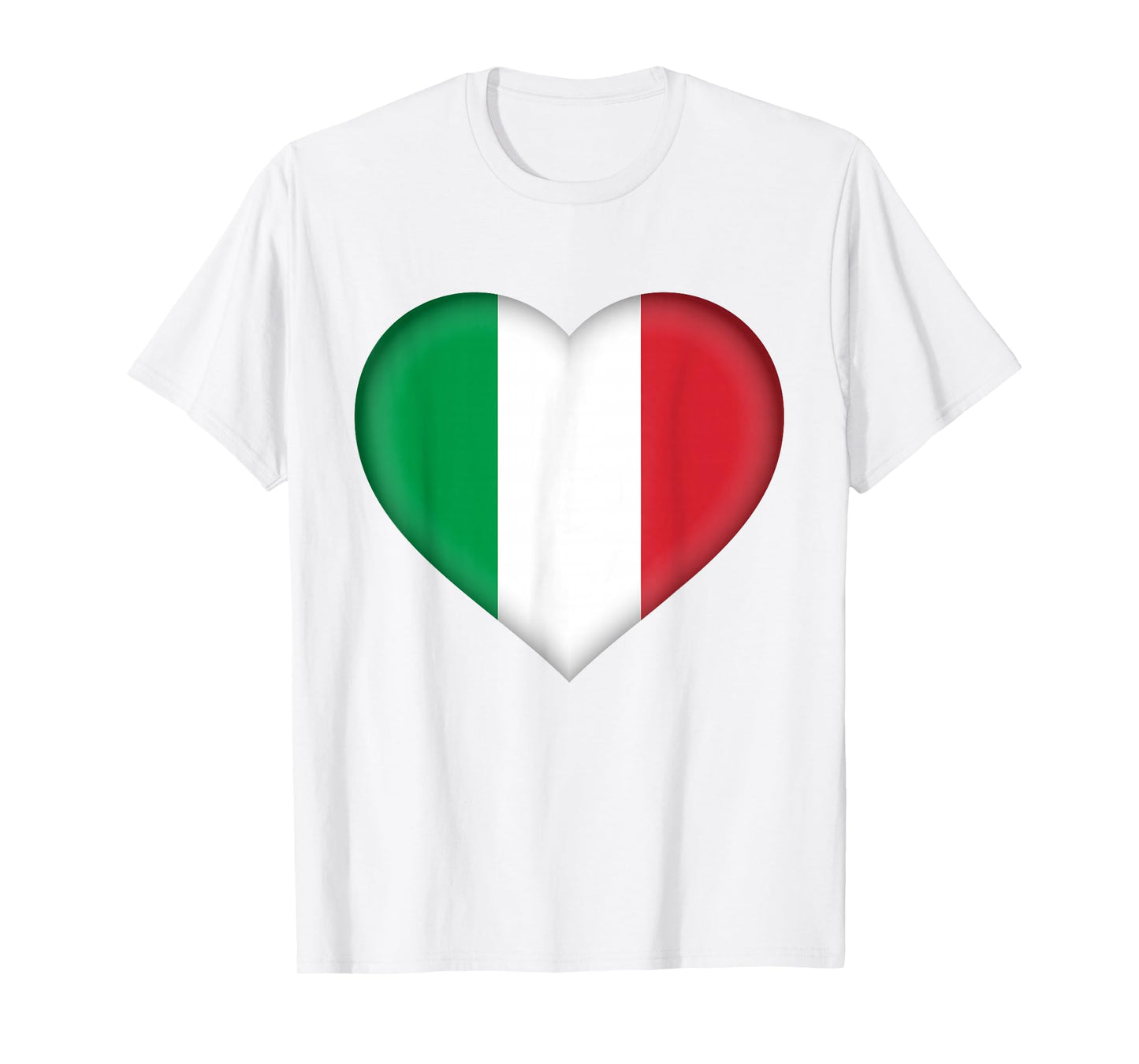 I Love Italy T-Shirt | Italian Flag Heart Outfit T-Shirt