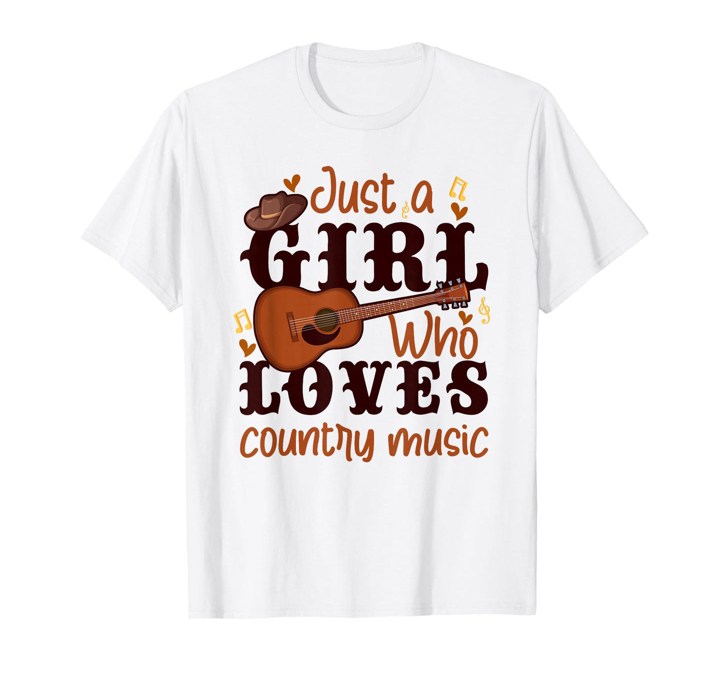Just A Girl Who Loves Country Music T-Shirt
