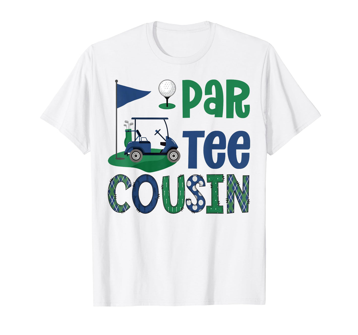 Par-Tee Cousin Golf Lover Birthday Party Family Matching T-Shirt