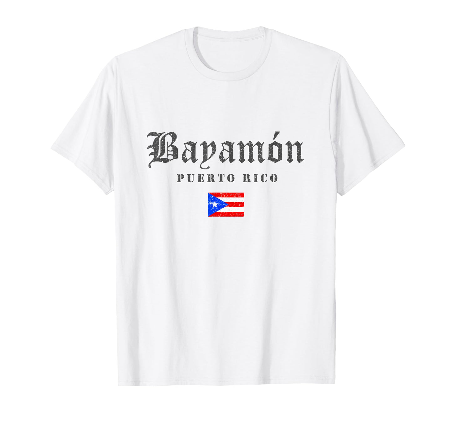 Vintage Bayamón Puerto Rico Flag Pride Home Root Travel T-Shirt