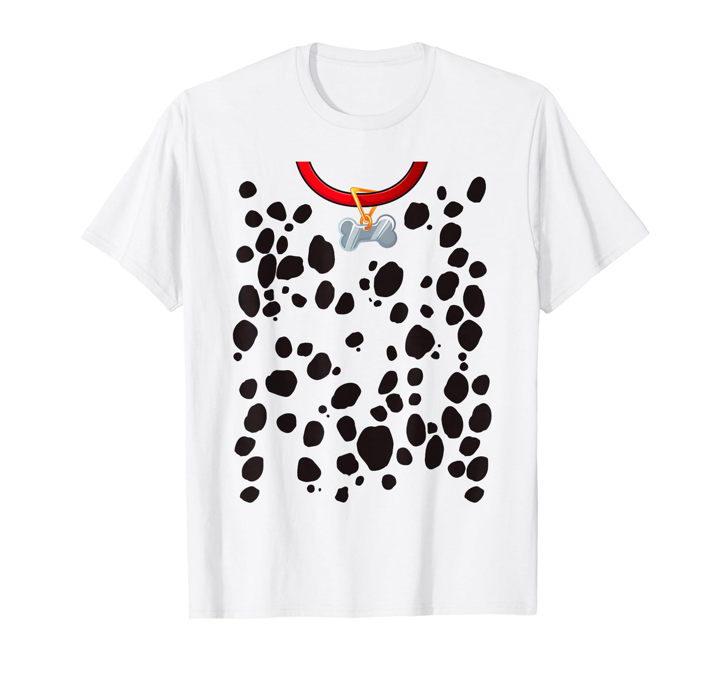 Dalmatian Costume Print Dog Dalmatians Halloween Adult Kids T-Shirt