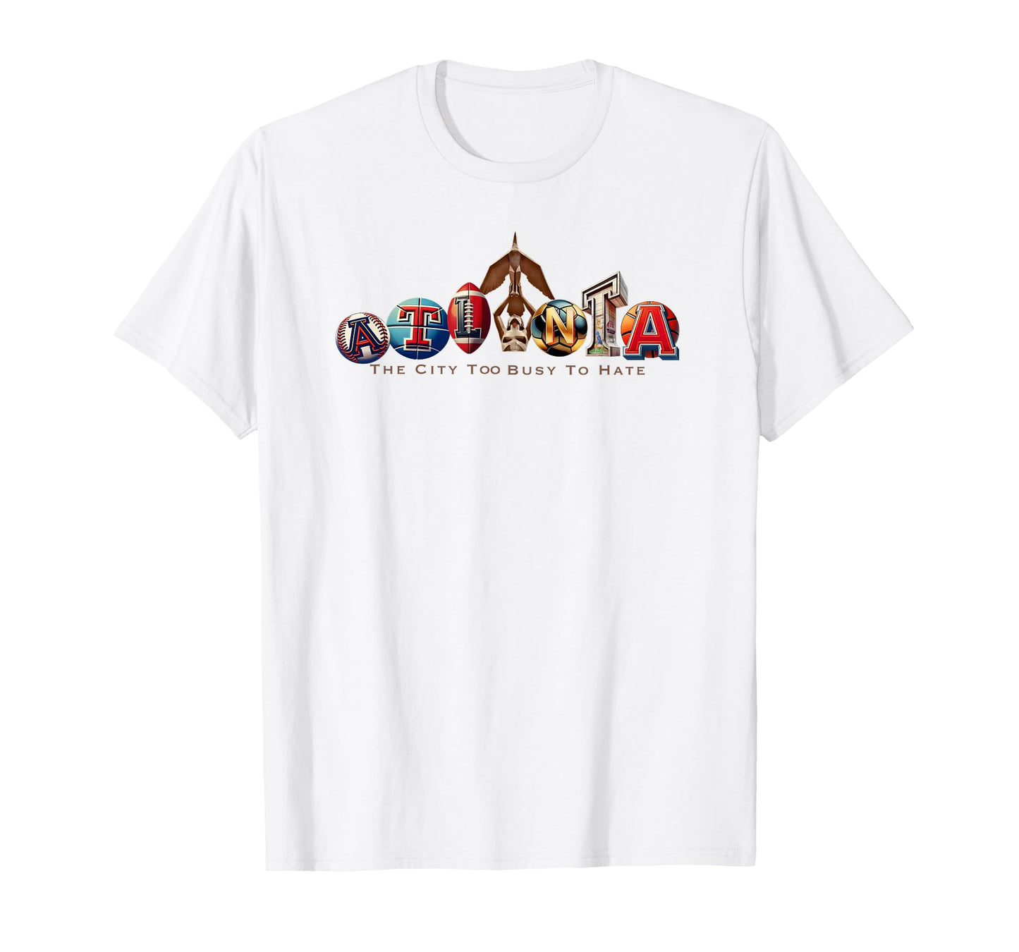 Silicon Peach Atlantan City Team Fan Atlanta Georgia Proud T-Shirt