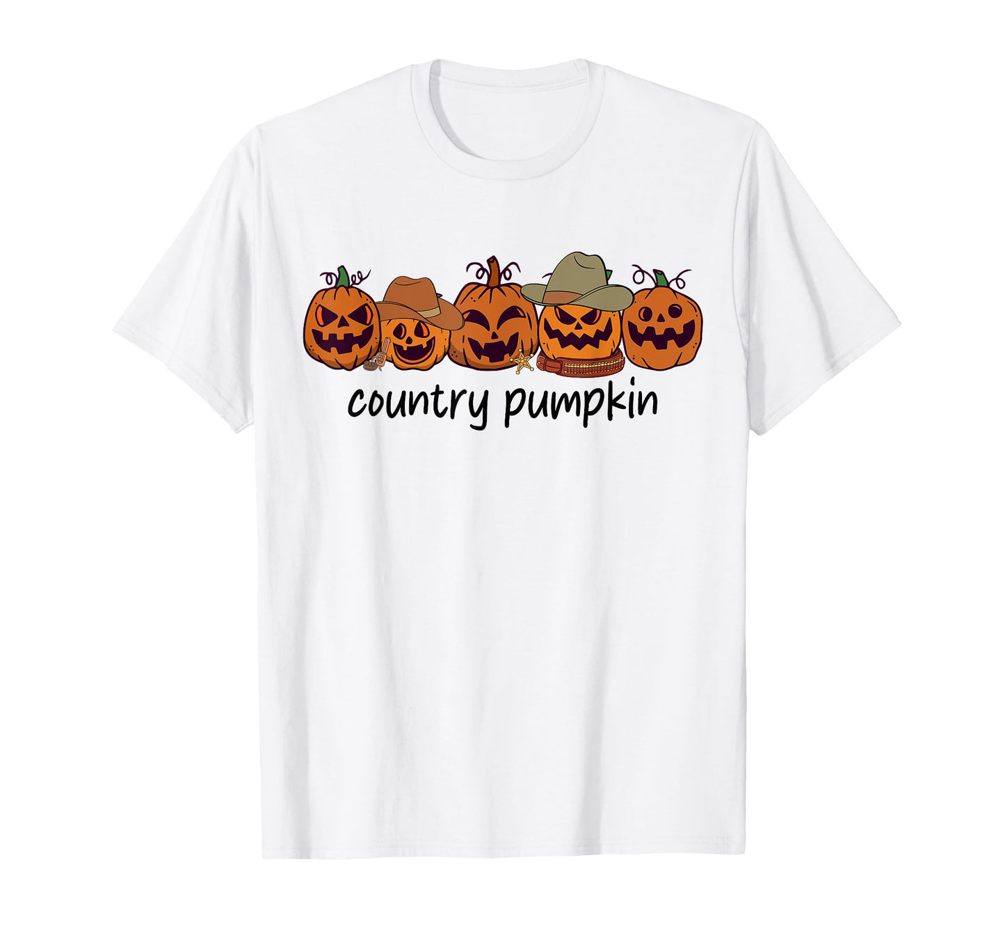 Howdy, Pumpkin Halloween, Funny Western Country Halloween T-Shirt