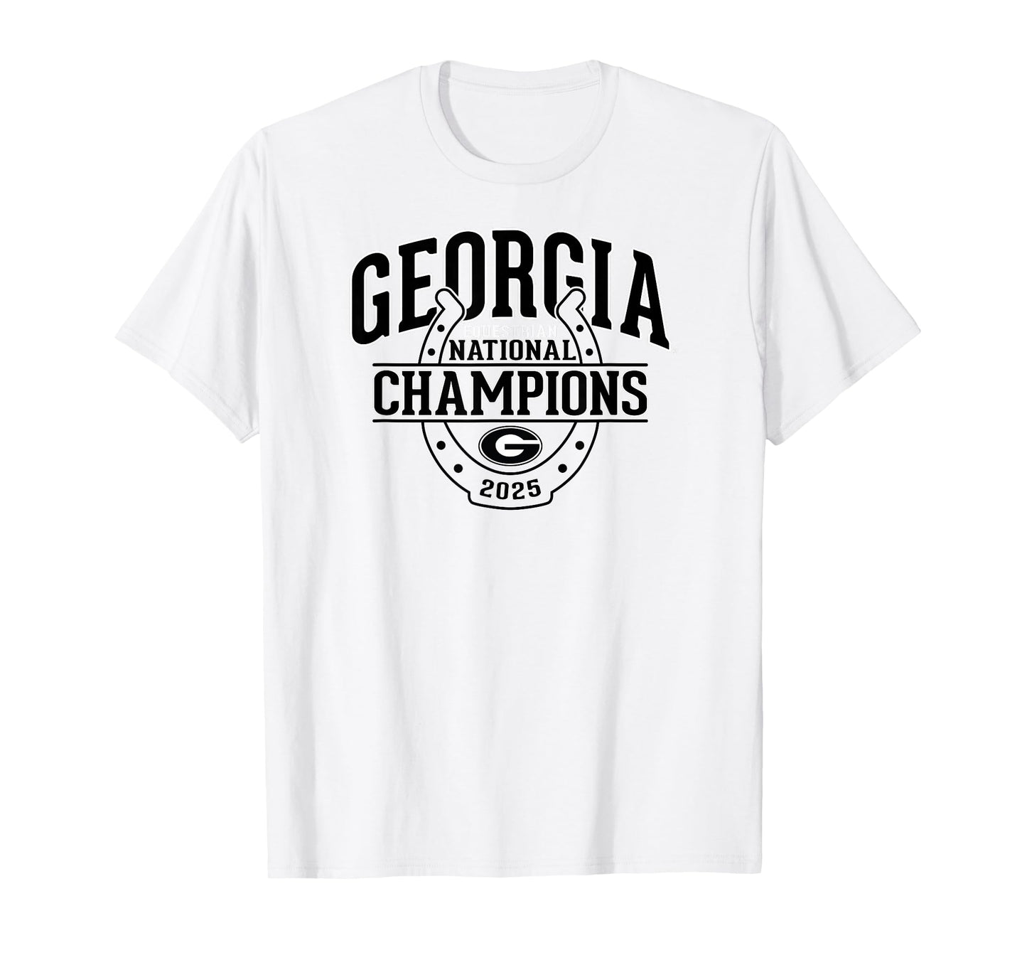 Georgia Bulldogs Equestrian National Champs 2025 T-Shirt