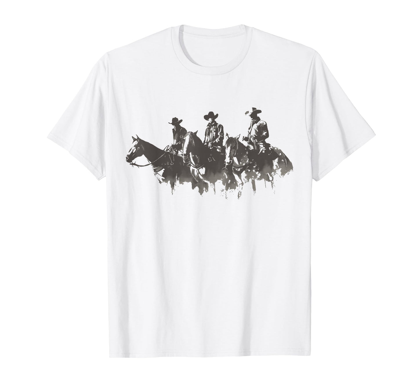 Western Vintage Cowboy Boys Men Graphic Country Aesthetic T-Shirt