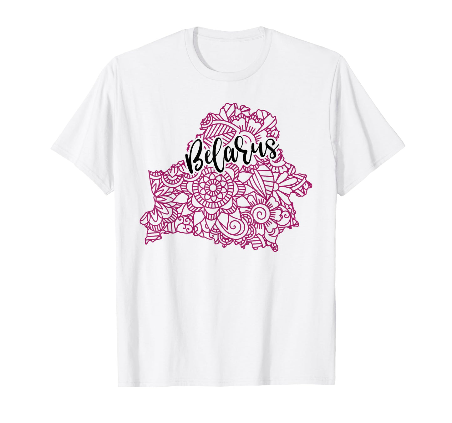 Belarus Country Mandala T-Shirt