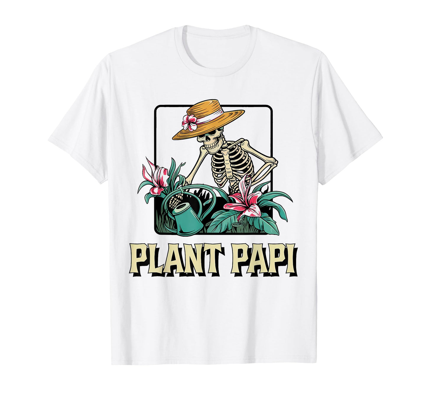 Funny Plant Papi Daddy Gardener Happy Halloween Men Women T-Shirt