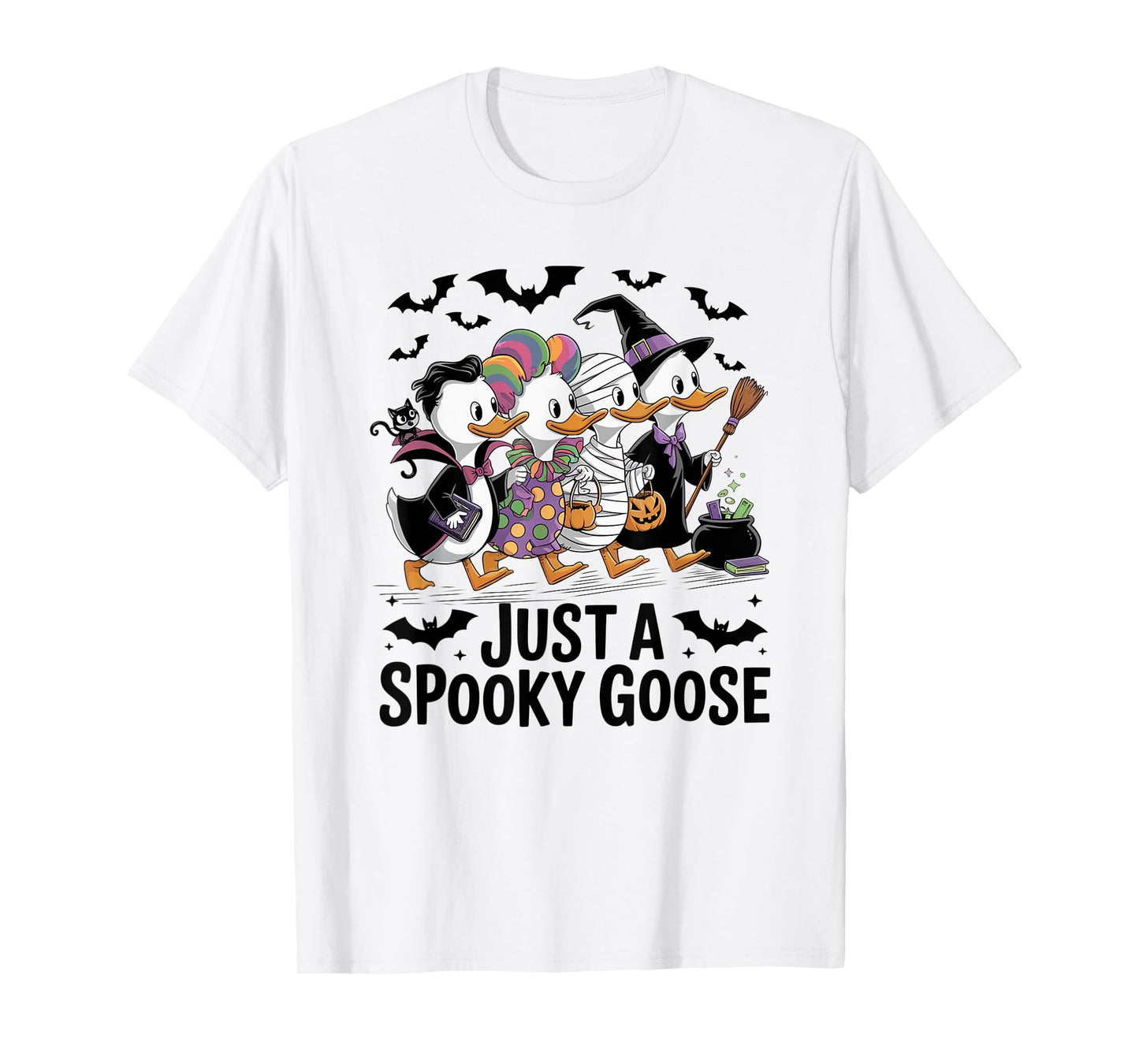 Just A Silly Goose Funny Goose Pun Silly Goose On The Loose T-Shirt