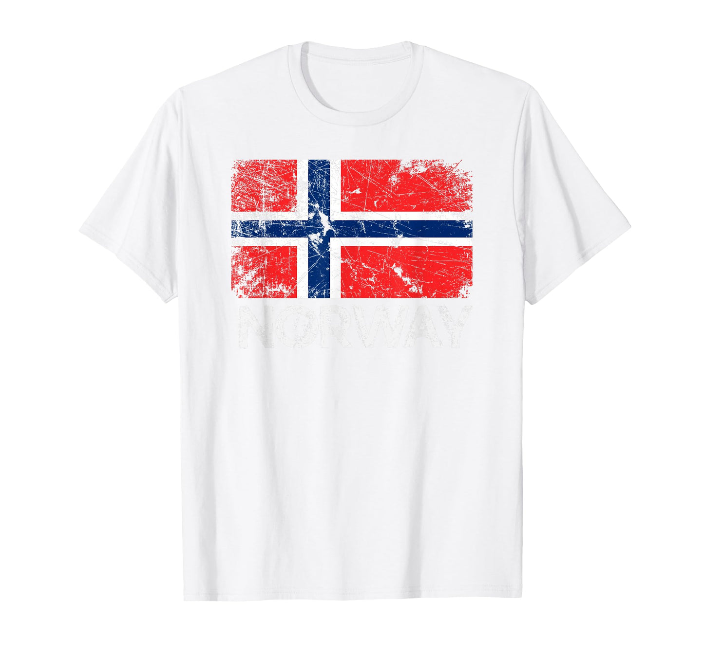 Norwegian Flag | Vintage Made In Norway Gift T-Shirt