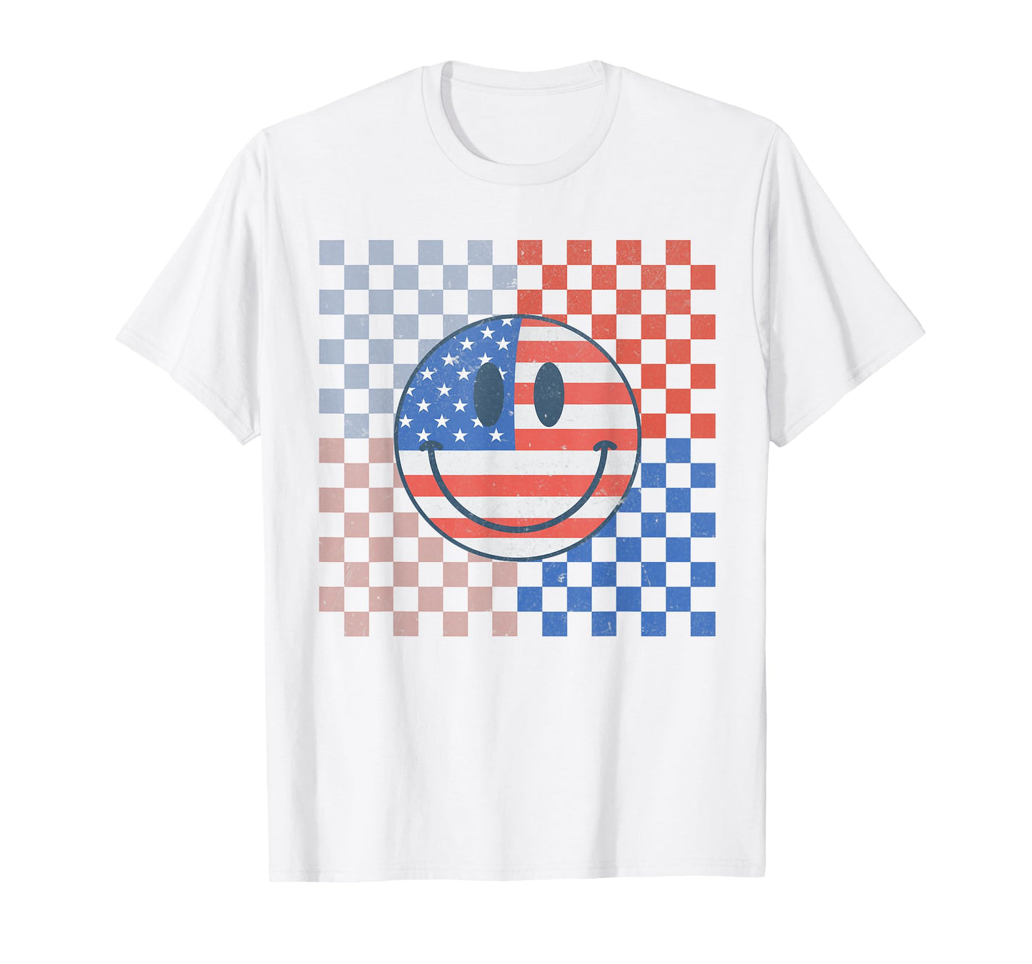 4th of July USA America Flag Baby Toddler Smile Gift T-Shirt