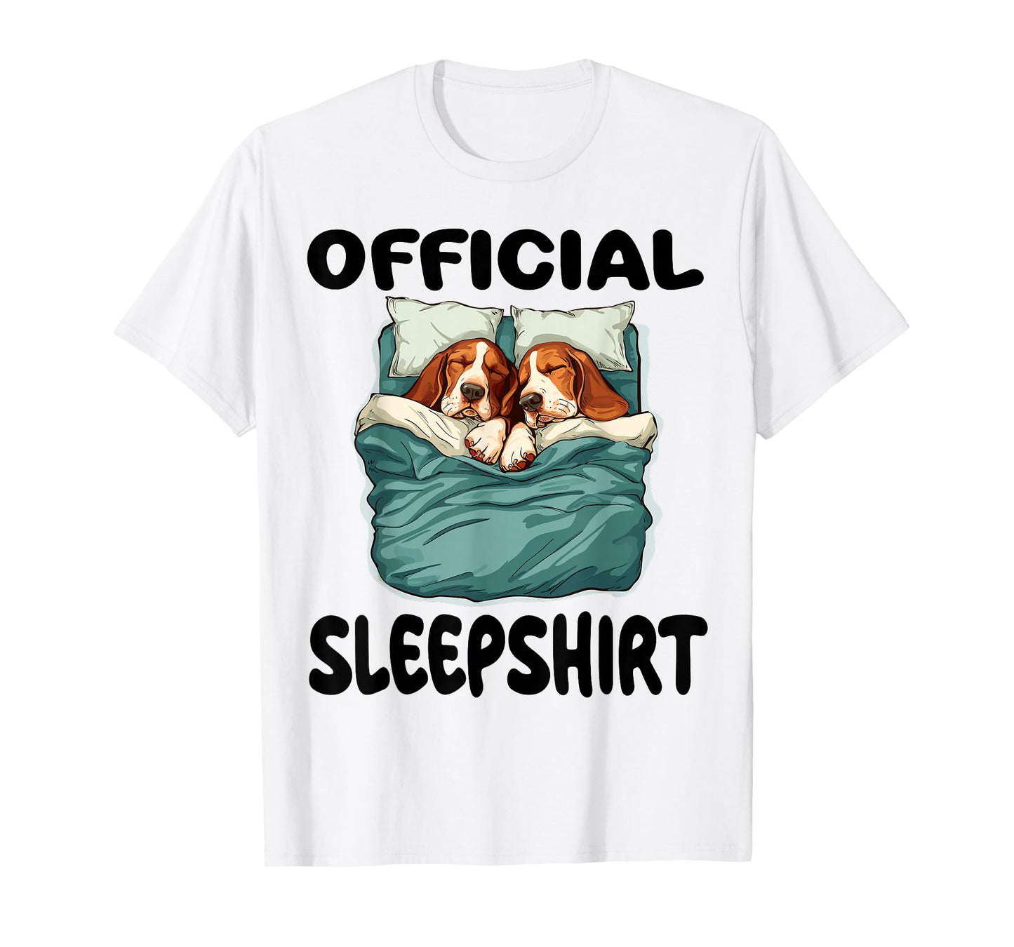 Basset Hound Dog Official Sleepshirt Pajamas Nightgown T-Shirt