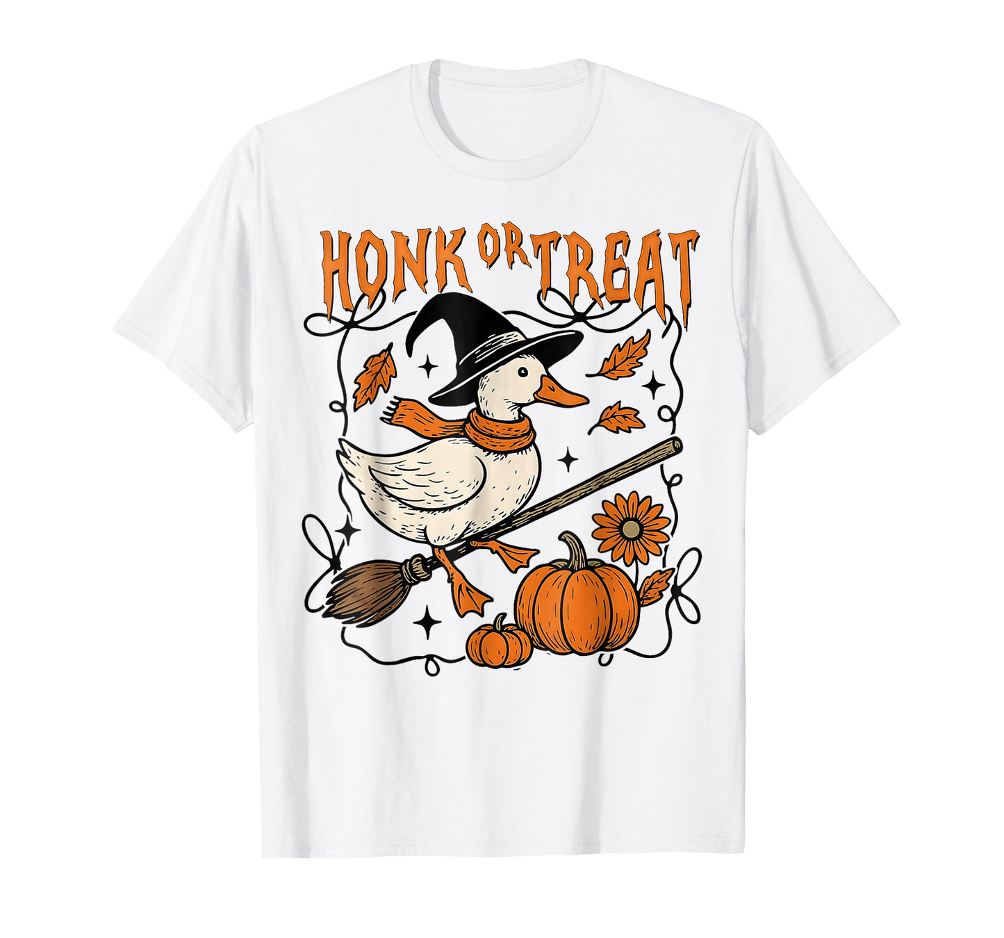 Honk Or Treat Goose Halloween Costume Fun T-Shirt