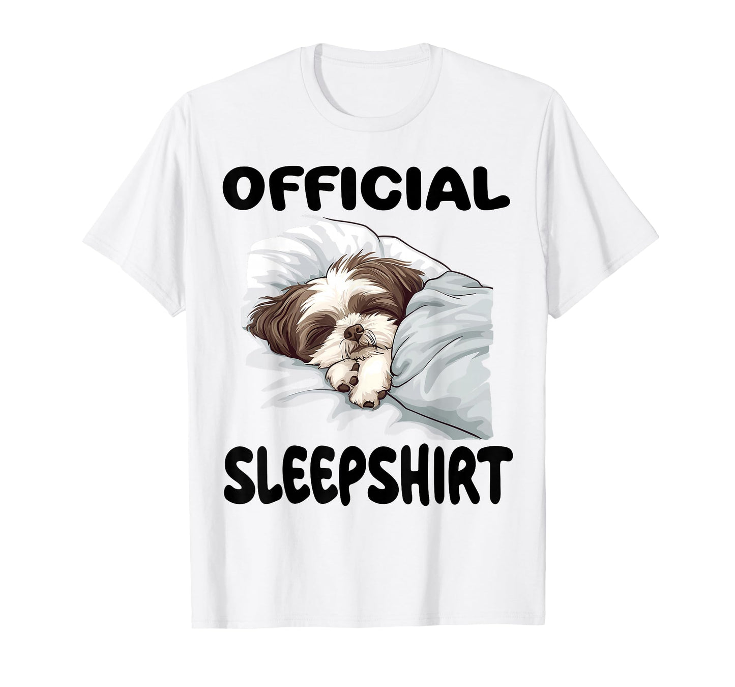 Shih Tzu Dog Official Sleepshirt Pajamas Nightgown T-Shirt