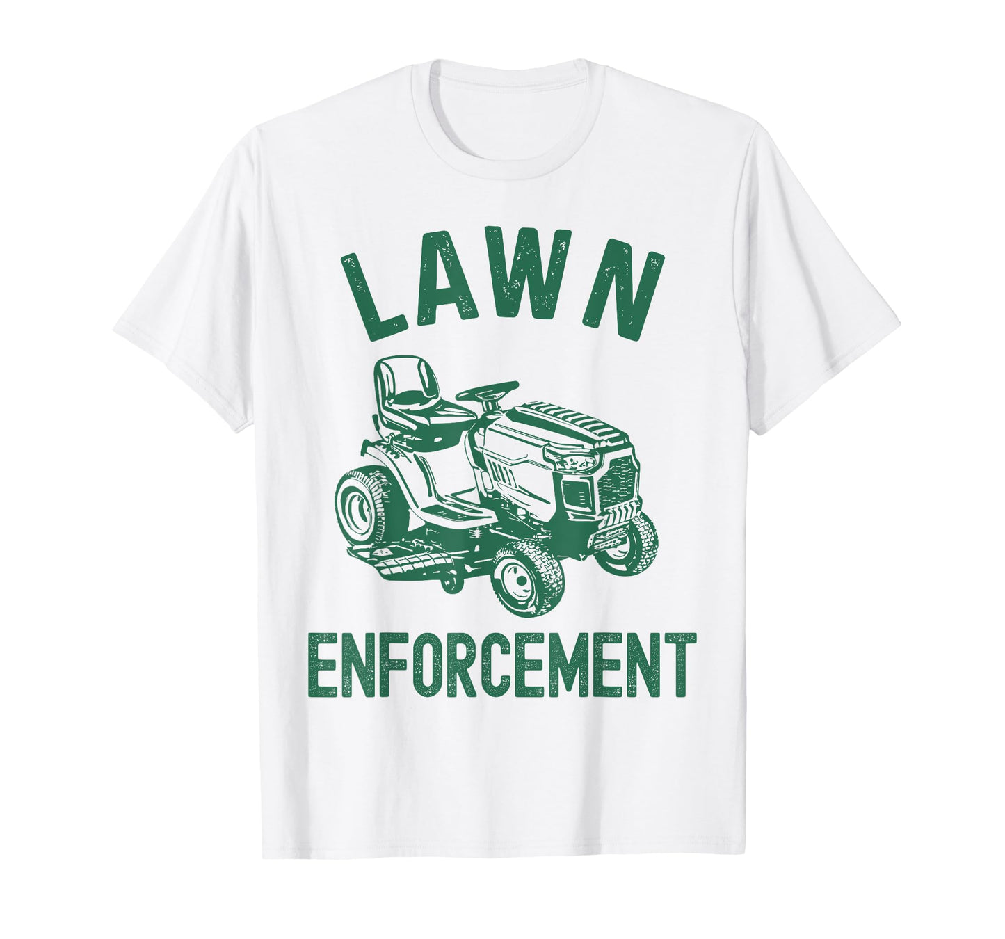 Lawn Enforcement Funny Dad Husband Joke for Fathers T-Shirt