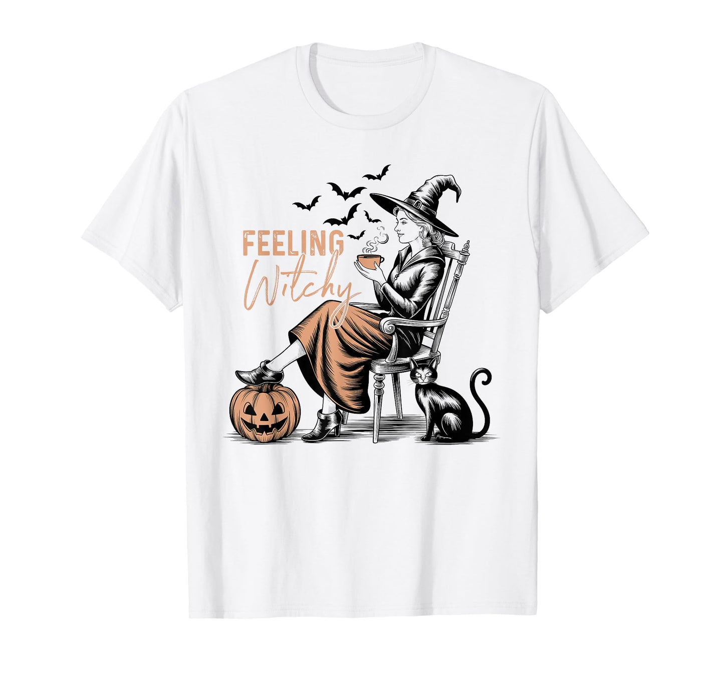 Feeling Witchy Halloween for Girls T-Shirt