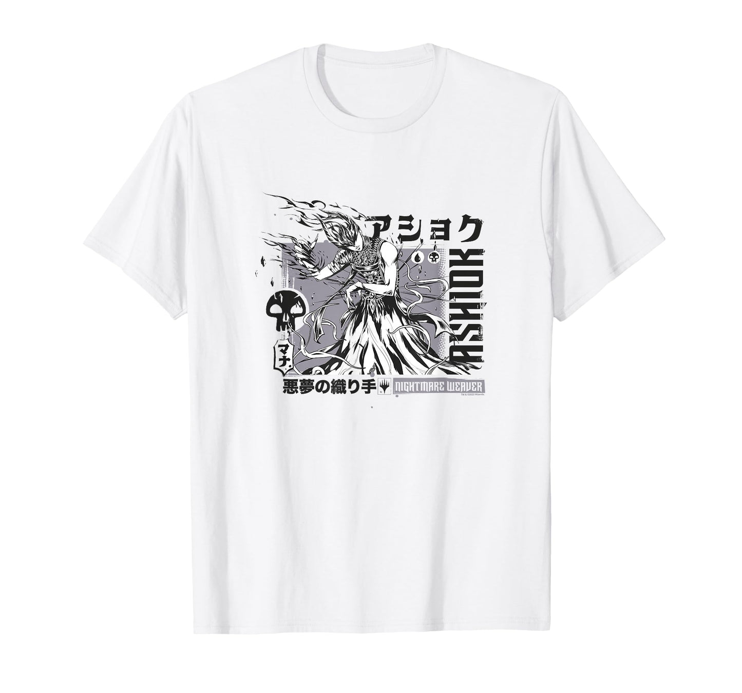 Magic: The Gathering Iconic Ashiok Nightmare Weaver Manga T-Shirt