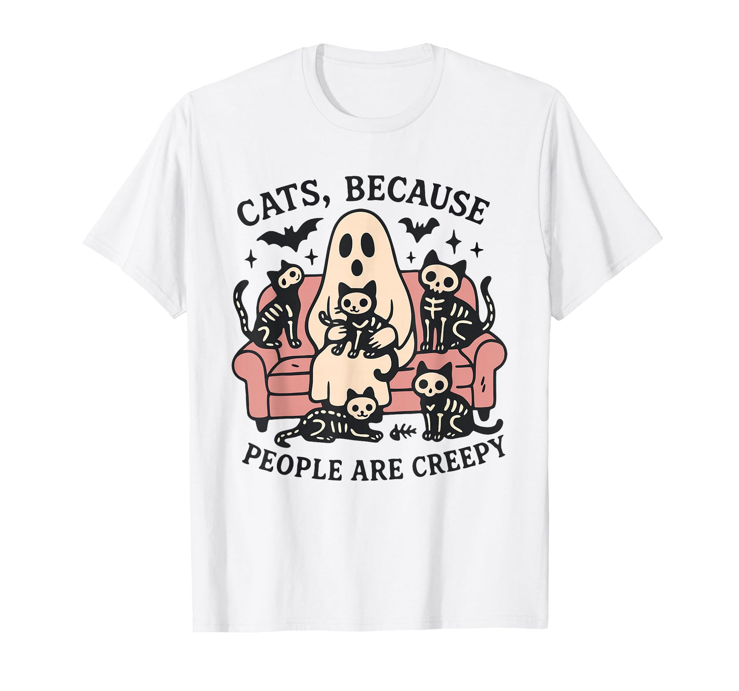 Cats Because People are Creepy T-Shirt