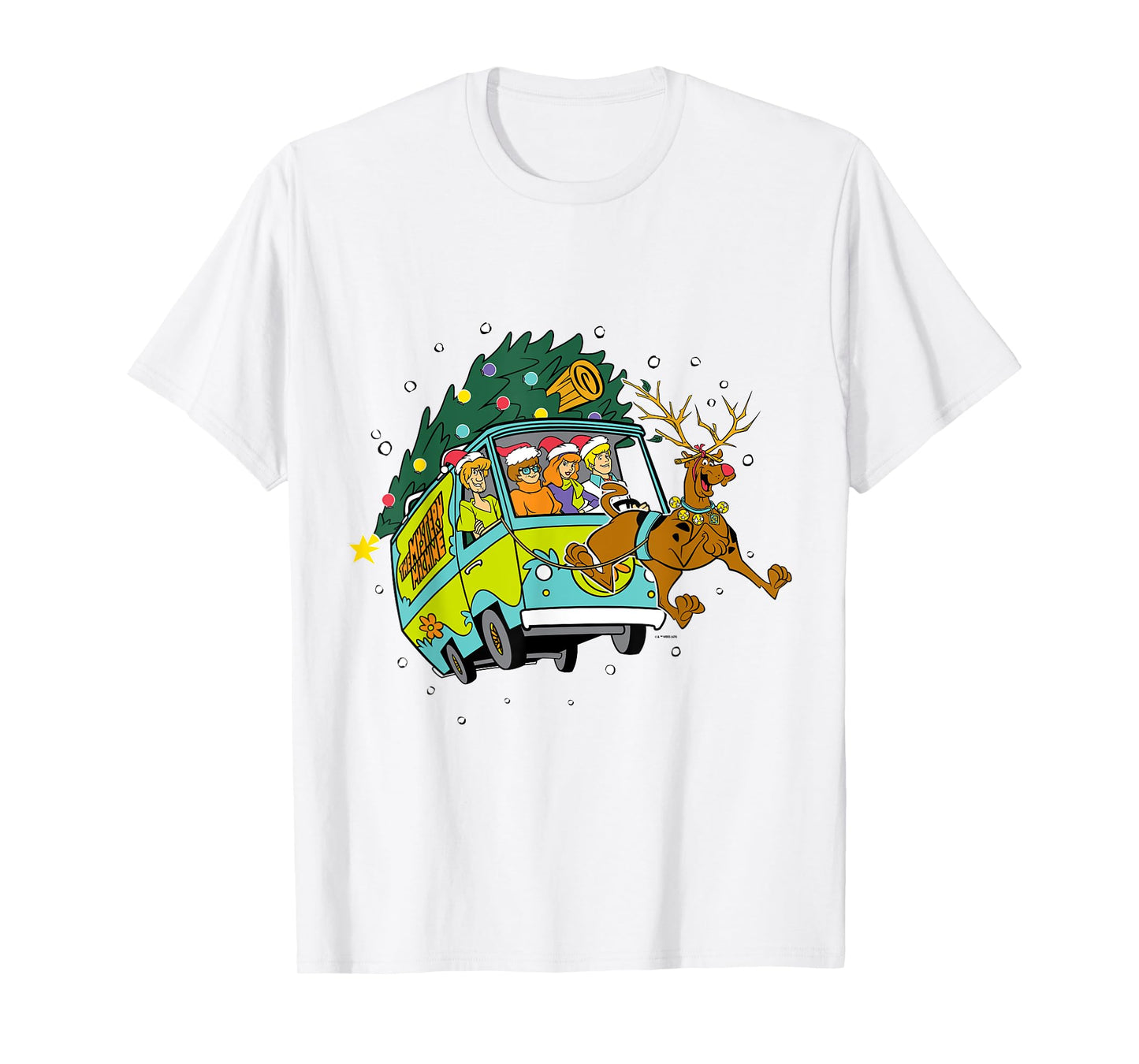 Christmas Scooby Doo Mystery Machine Reindeer Gang T-Shirt