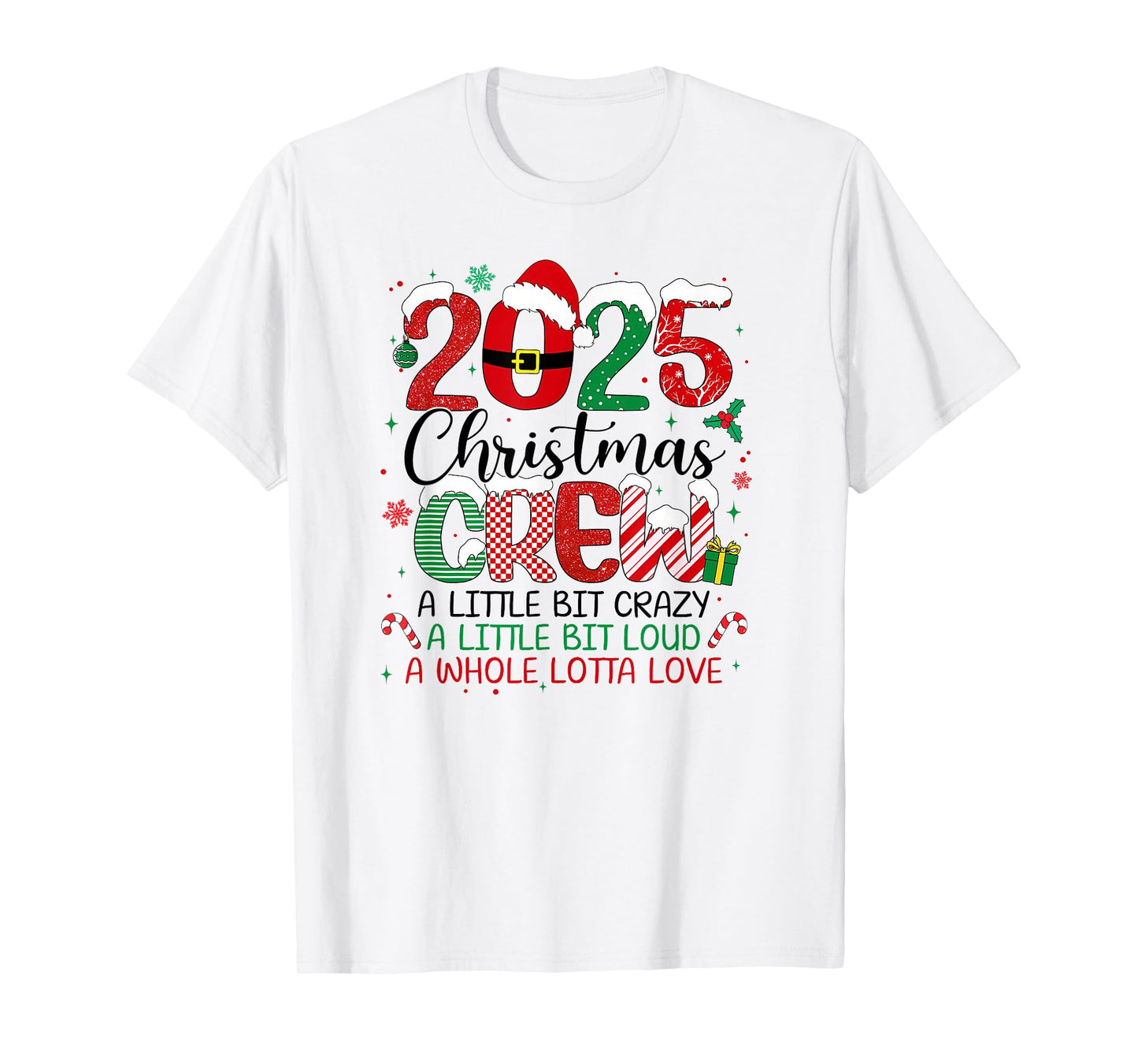 Christmas Cruisin Crew 2025 Matching Family Cruise Holiday T-Shirt