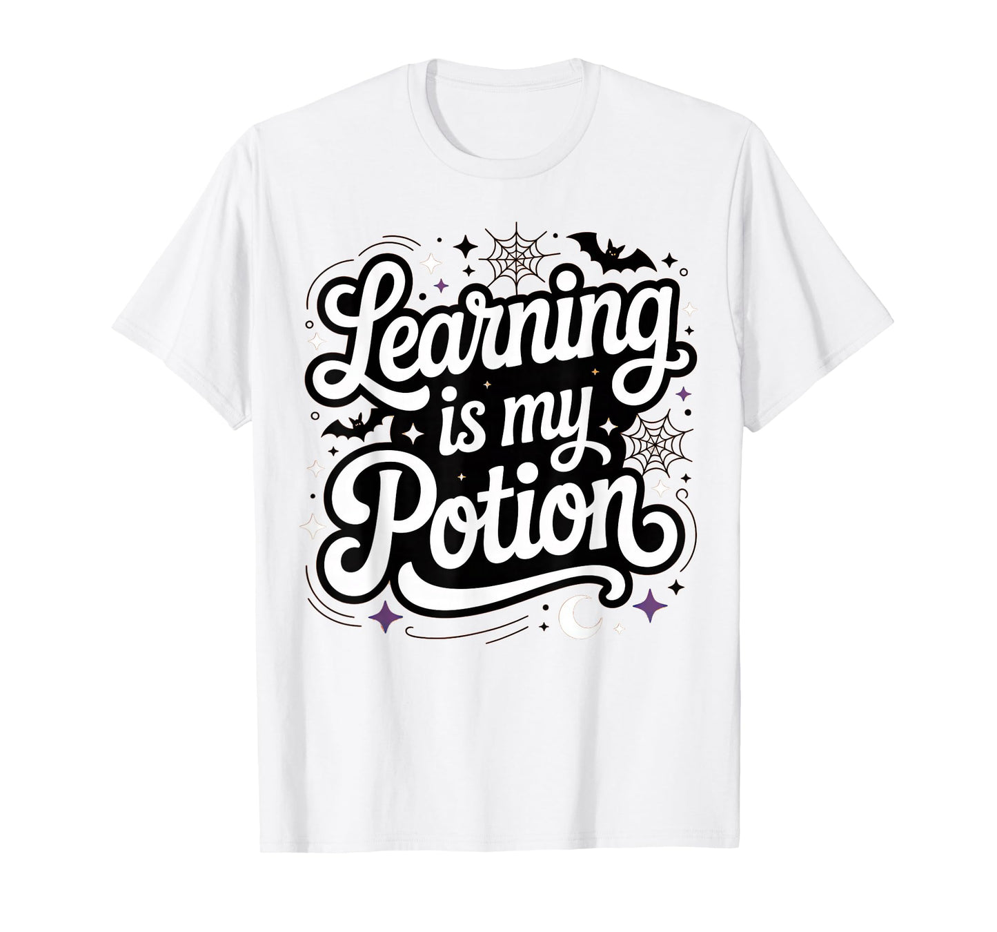 Cute Educator School Halloween Learning is My Potion T-Shirt