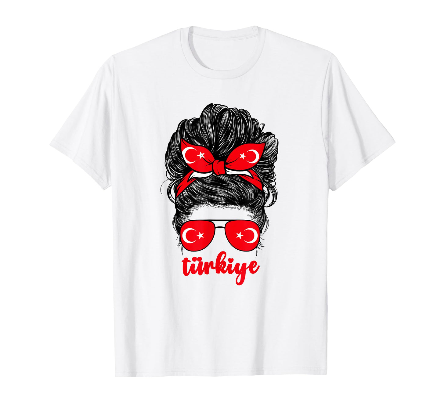 Turkish Girl For Women Türkiye Turkey Flag Girls Woman T-Shirt