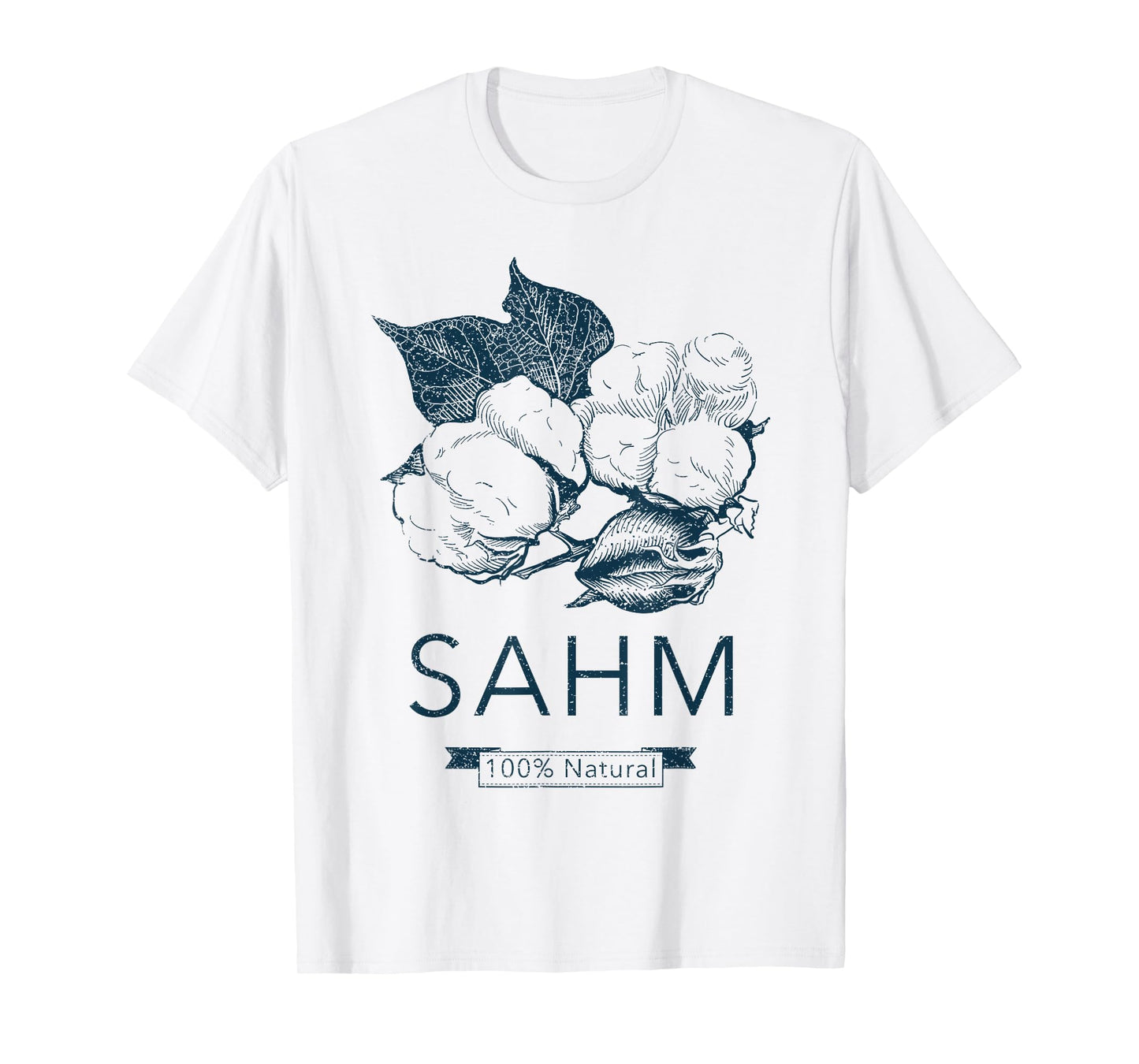 Stay at Home Mom. Natural Floral Graphic T-Shirt