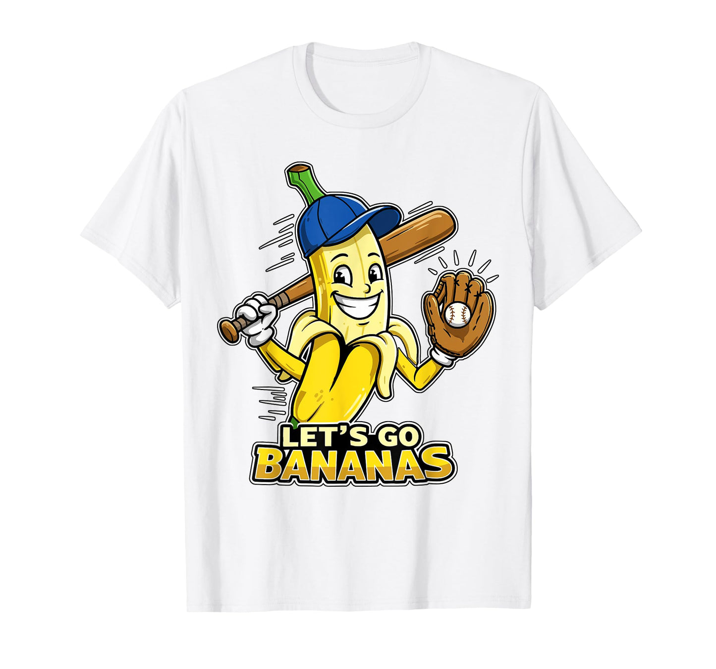 Funny Banana Shirts Gift Fruit Lovers Boys Lets Go Bananas T-Shirt