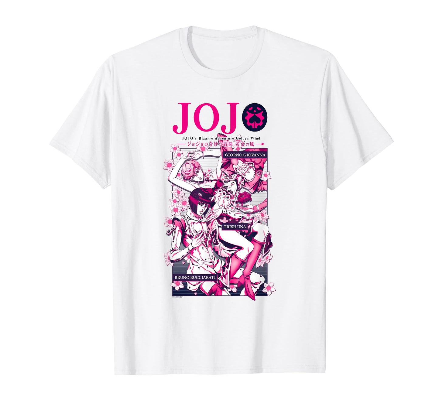 JoJo's Bizarre Adventure Golden Wind Flowers Anime T-Shirt