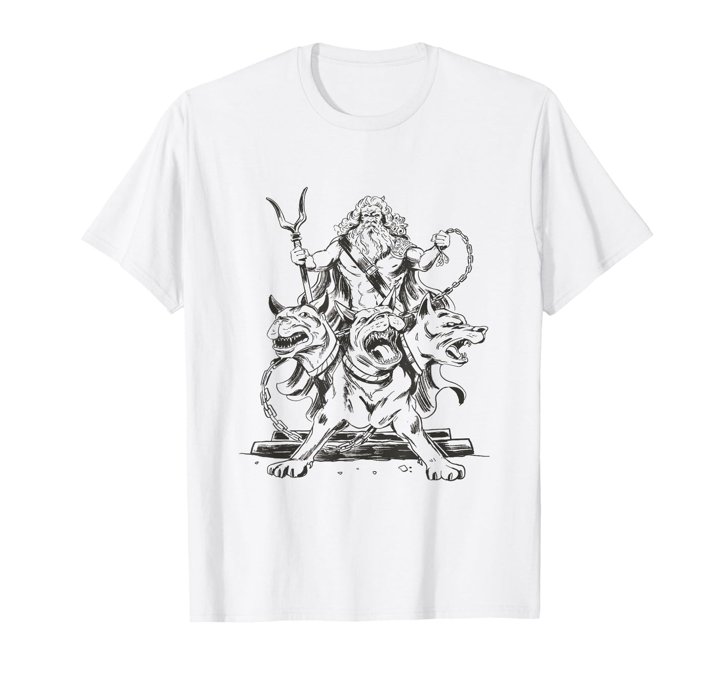 Cerberus - Creepy Hound Of Hades Dog Greek Mythology Lover Men Women Kids T-Shirt