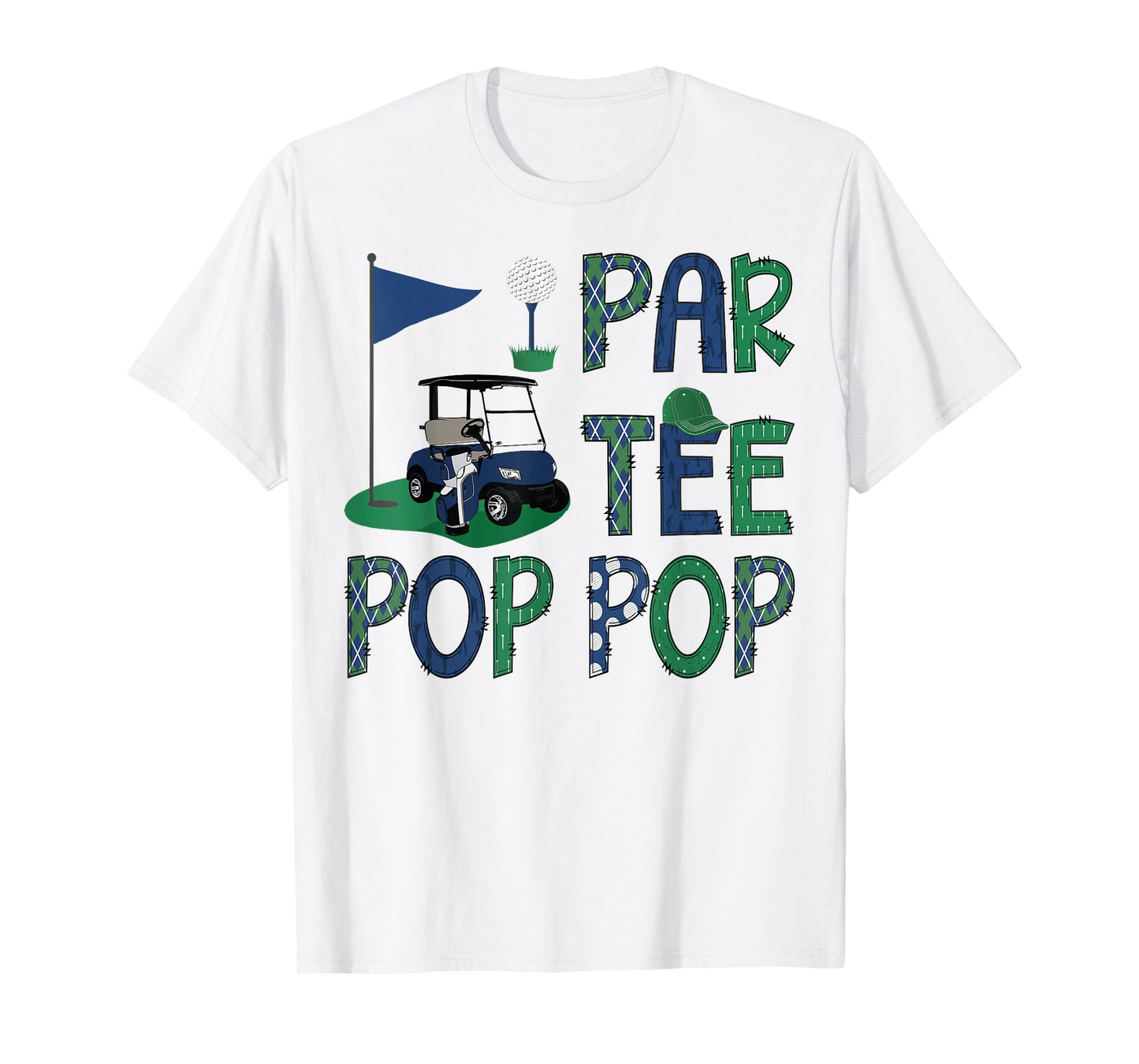 Par-Tee Pop Pop Golf Lover Birthday Party Family Matching T-Shirt